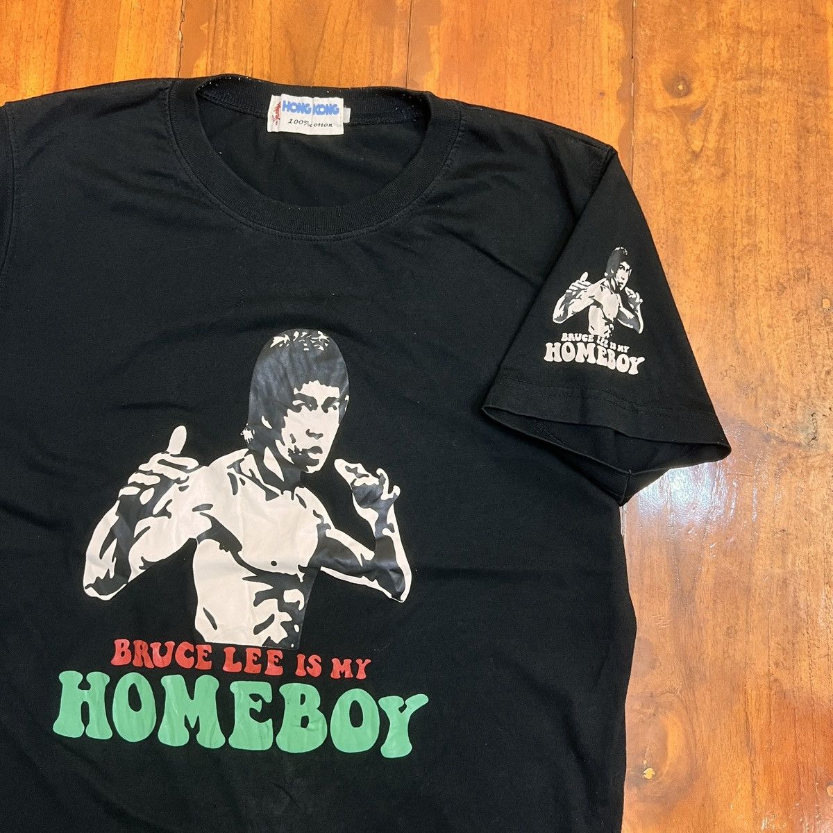 Vintage Vintage Bruce Lee Iconic Photo Size US M / EU 48-50 / 2 - 3 Thumbnail