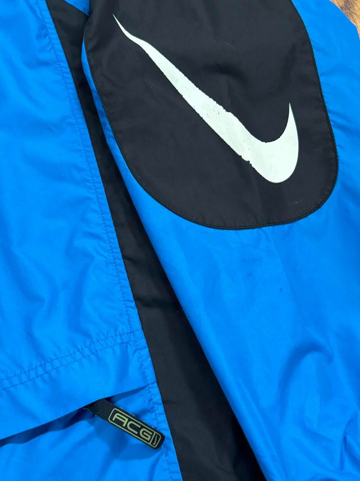 Nike × Nike ACG Vintage 90s Nike ACG Clima F.I.T. Swoosh Windbreaker size L Size US L / EU 52-54 / 3 - 6 Thumbnail