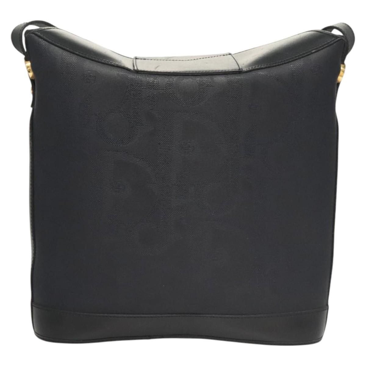 Dior DIOR Trotter Canvas Shoulder Bag Pvc Navy Gold Size ONE SIZE - 3 Thumbnail