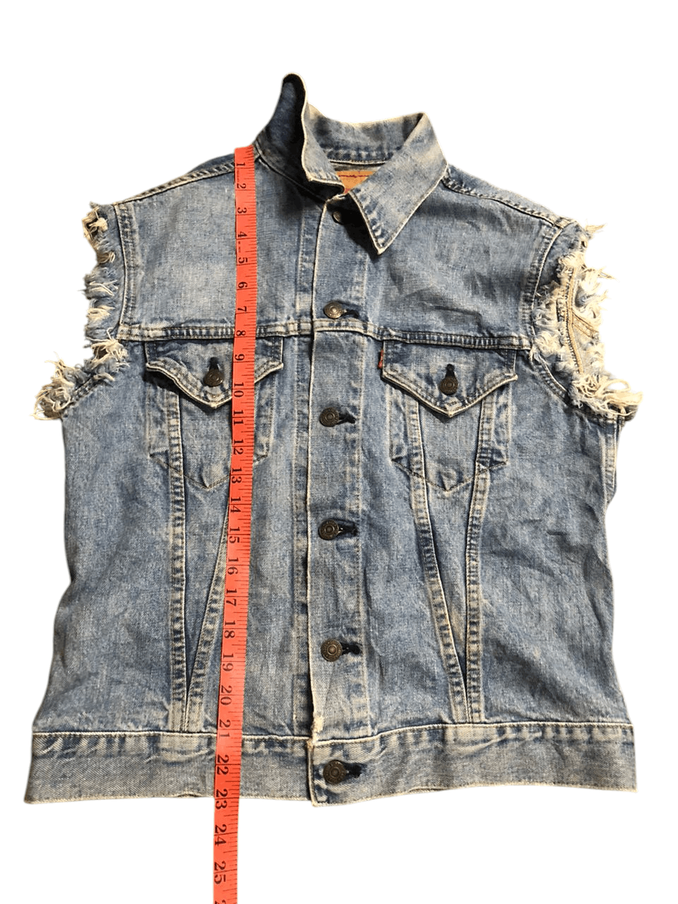 Levi's × Levi's Vintage Clothing Vintage Levi's Lot 557 BigE Custom Sleeveless Jacket Size40 Size US M / EU 48-50 / 2 - 17 Thumbnail