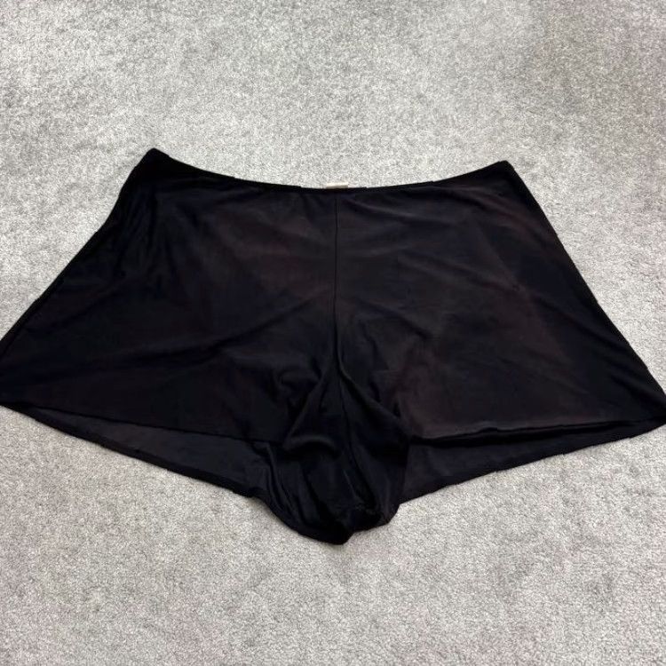 Vintage Figure Magic Swim Shorts Womens 30W Black Vintage Relaxed High Rise Swimwear Size 30" / US 8 / IT 44 - 2 Thumbnail