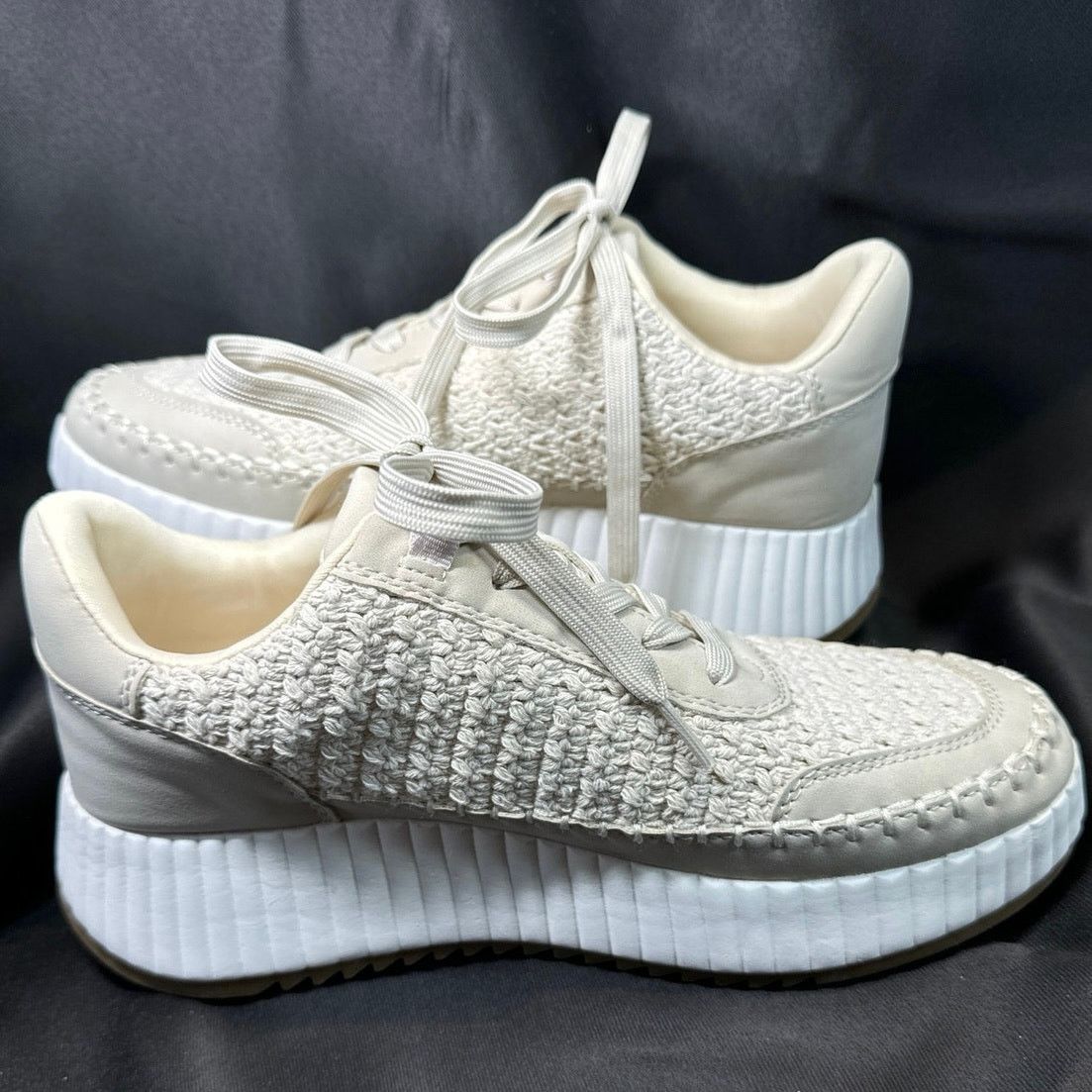 Dolce Vita DV by Dolce Vita Fredi Sandstone Crochet Upper women sz 8.5 Size US 8.5 / IT 38.5 - 1 Thumbnail