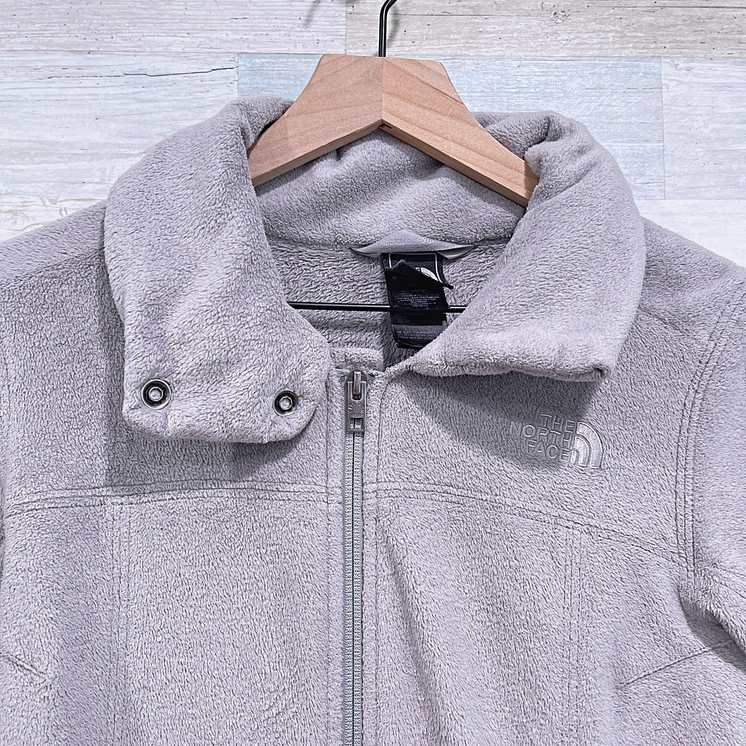 The North Face The North Face Fleece Full Zip Jacket Gray Light Women Small Size S / US 4 / IT 40 - 2 Thumbnail