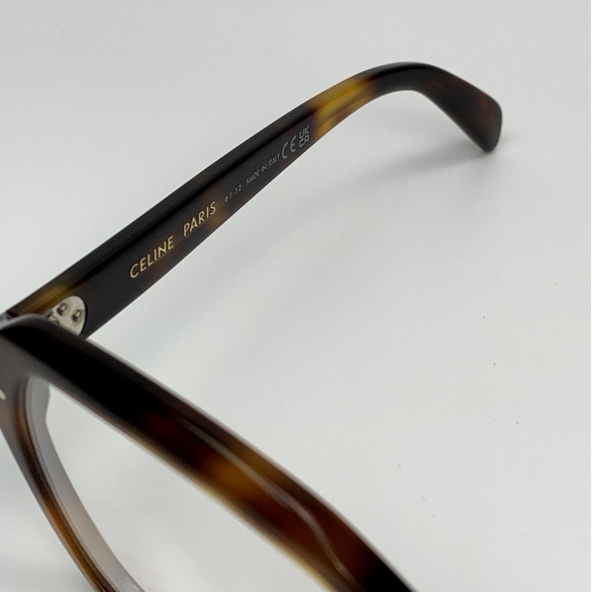 Celine NEW Celine CL50100I 54053 Geometric Shiny Havana Authentic Size ONE SIZE - 5 Thumbnail