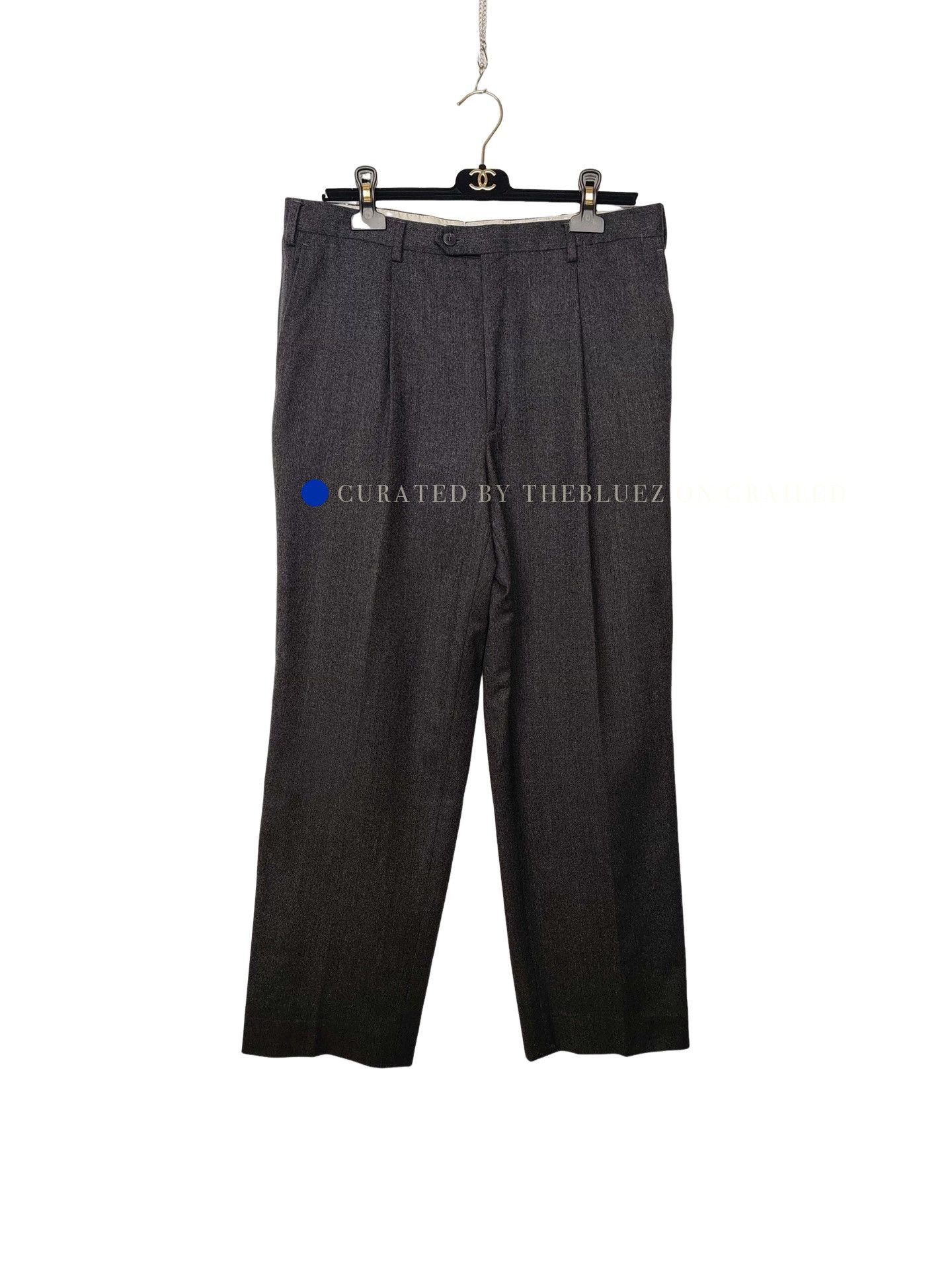 Brioni Gray Tailored Dress Pants Size 34 Size US 34 / EU 50 - 1 Thumbnail