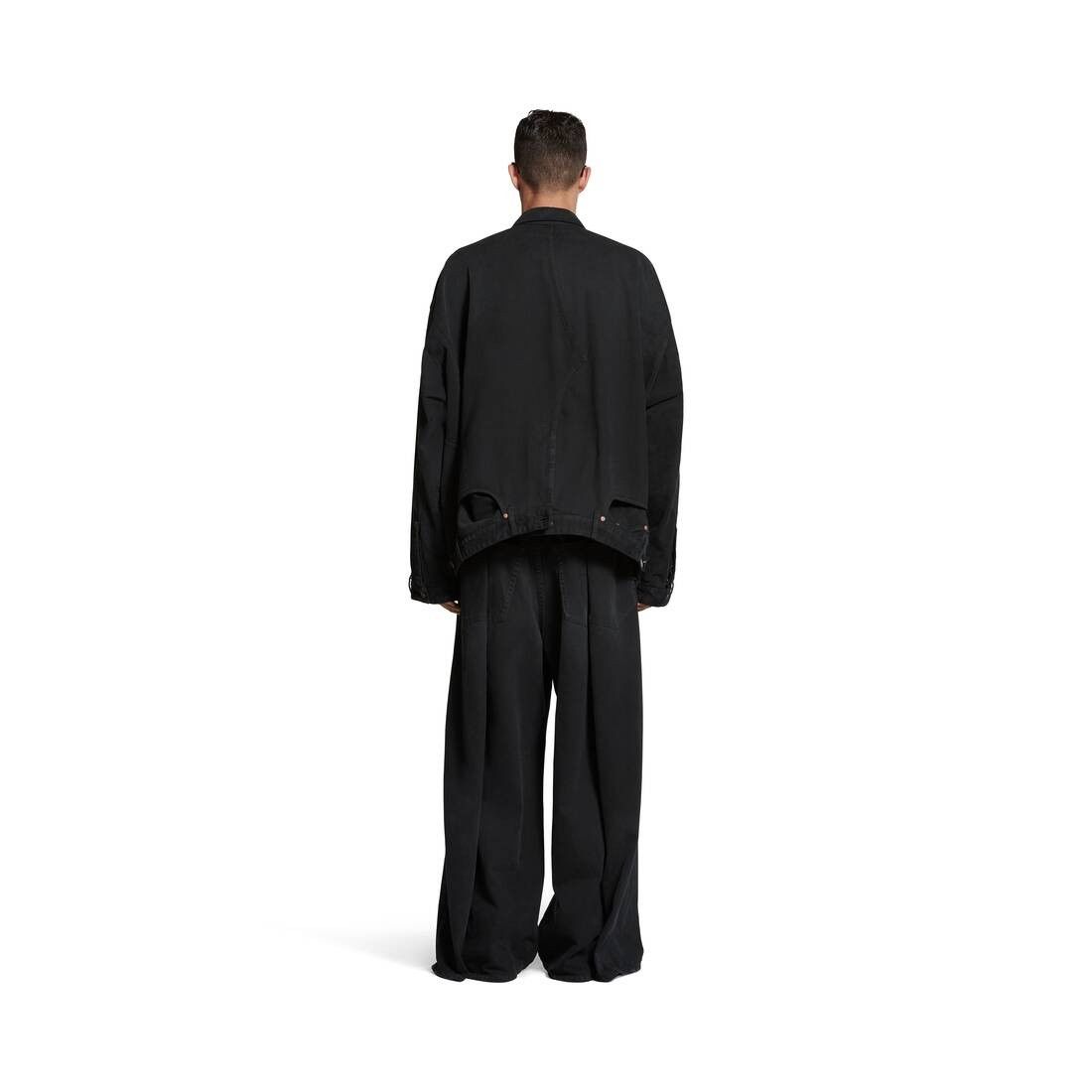 Balenciaga oc11z0225 Deconstructed Jacket in Black Size US M / EU 48-50 / 2 - 3 Thumbnail
