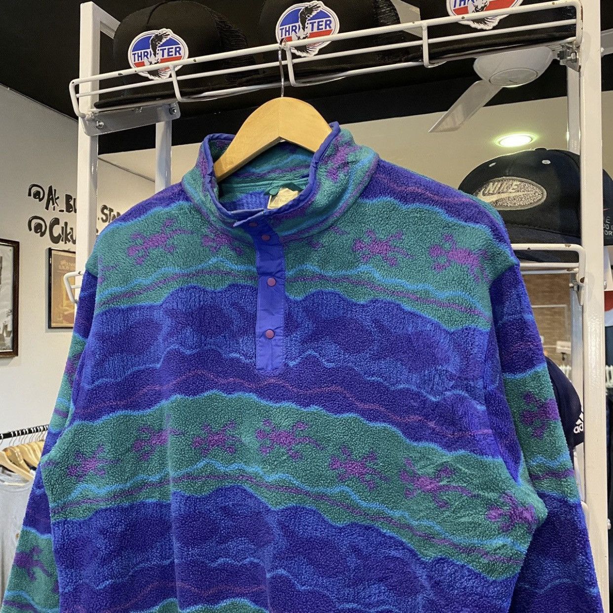 L.L. Bean vintage L.L.Bean Synchilla fleece pullover button Size US M / EU 48-50 / 2 - 3 Thumbnail