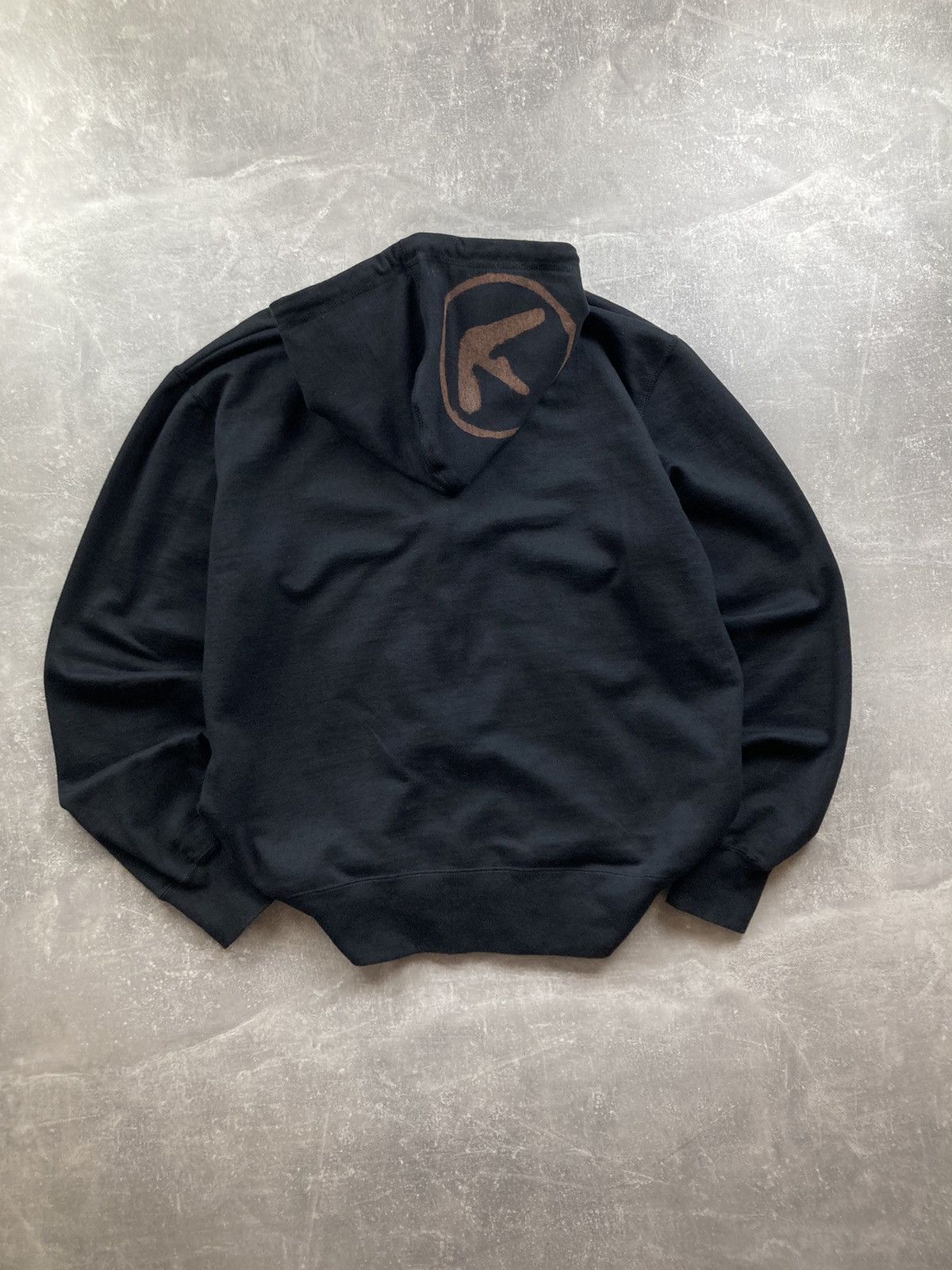 Apex Aphex Twin hooded logo black Y2K zip hoodie supreme style Size US L / EU 52-54 / 3 - 3 Thumbnail
