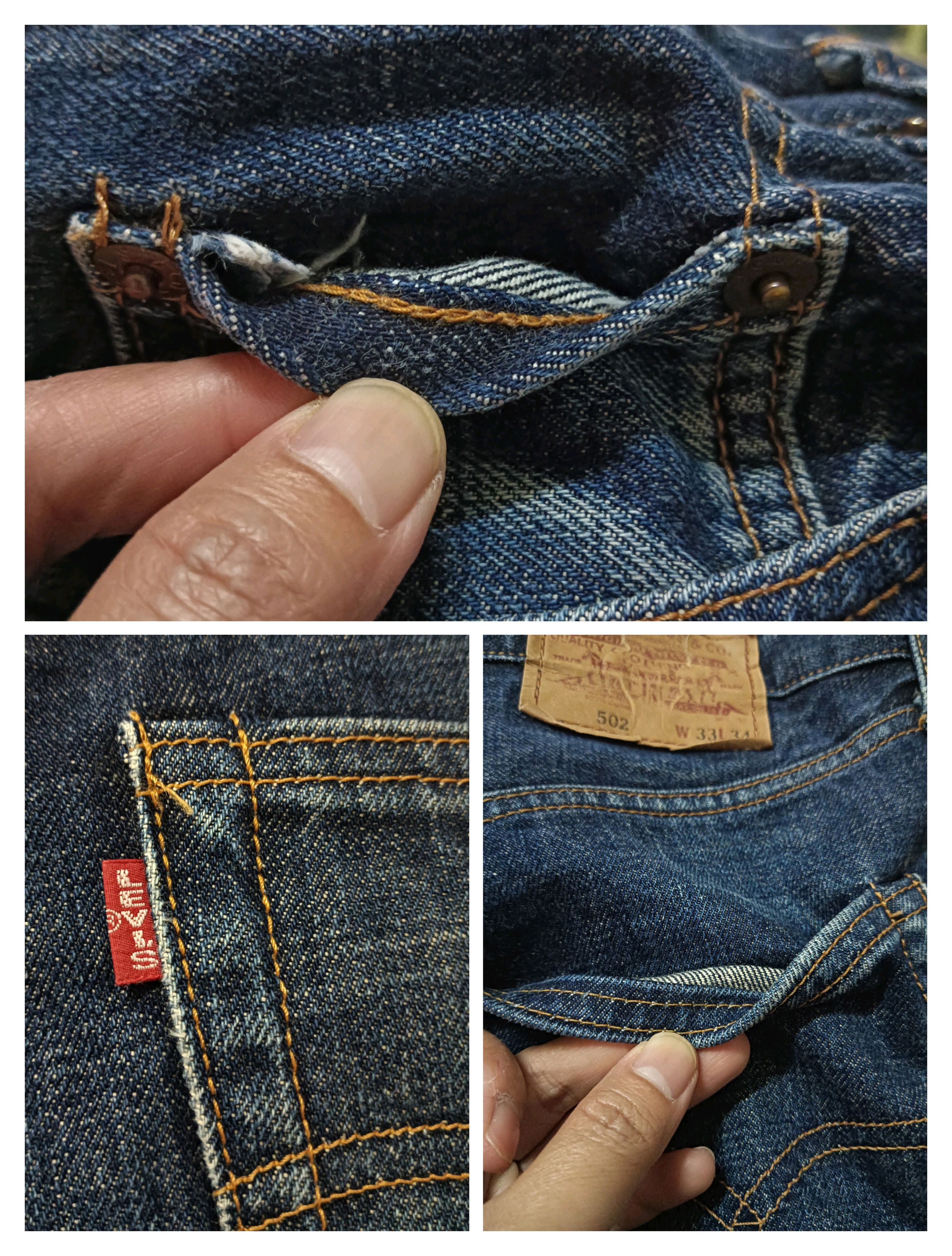Levi's Vintage Clothing Levi's 502 Vintage Selvedge Denim Size US 33 - 8 Thumbnail