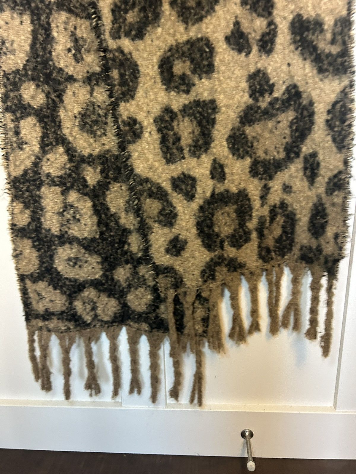 Vintage Vintage “a new day” soft fuzzy leopard print scarf Size ONE SIZE - 7 Thumbnail