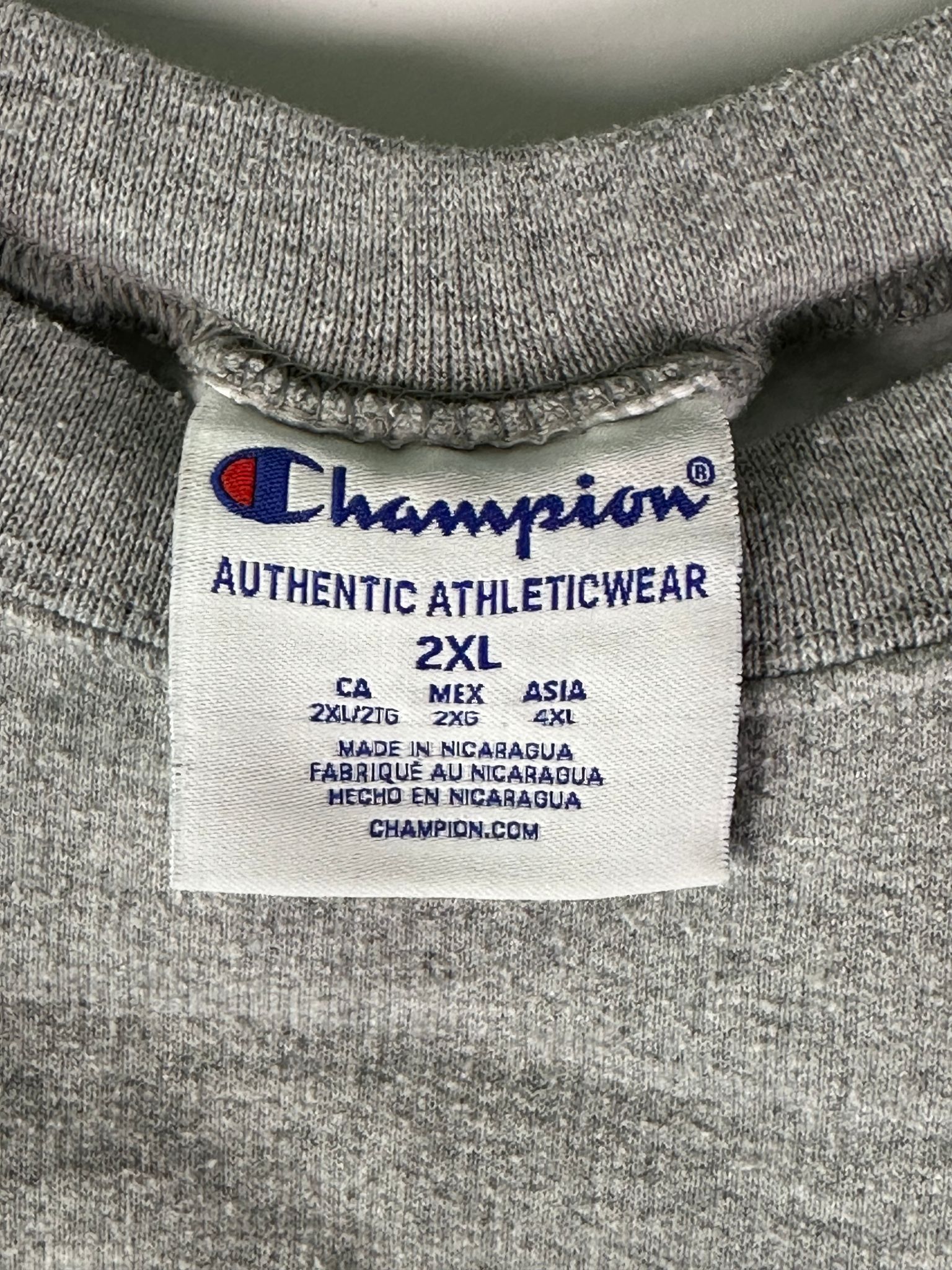 Champion Champion Sweatshirt Mens 2XL Gray Notre Dame ND Chenille Size US XXL / EU 58 / 5 - 3 Thumbnail