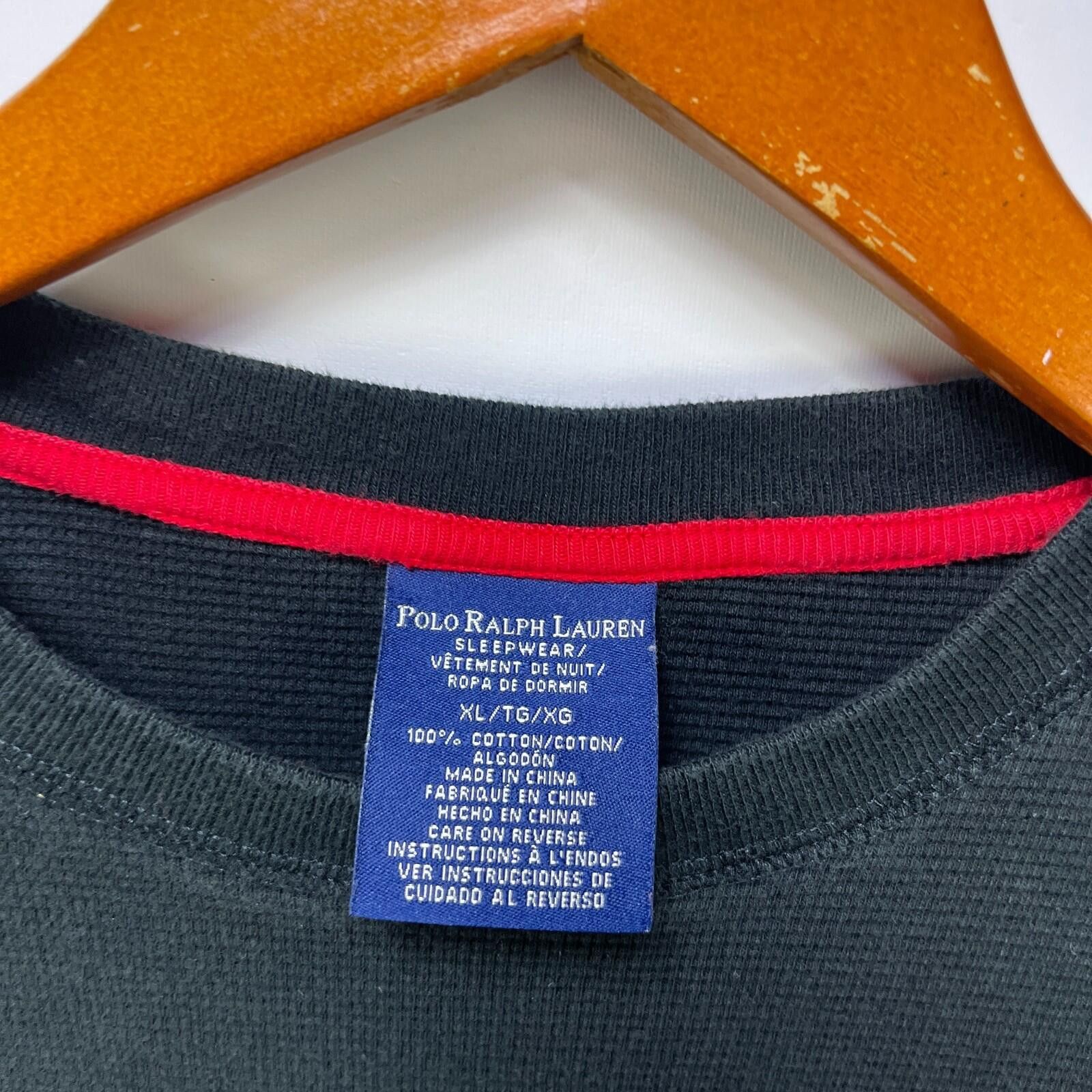 Polo Ralph Lauren Polo Ralph Lauren Waffle Knit Thermal Long Sleeve Shirt XL Size US XL / EU 56 / 4 - 3 Thumbnail