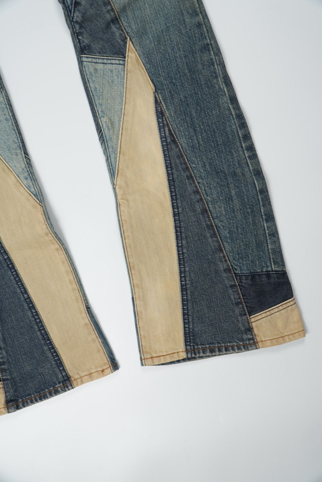 Hysteric Glamour Hysteric Glamour Patchwork Flared Denim Pants Size 30" / US 8 / IT 44 - 7 Thumbnail