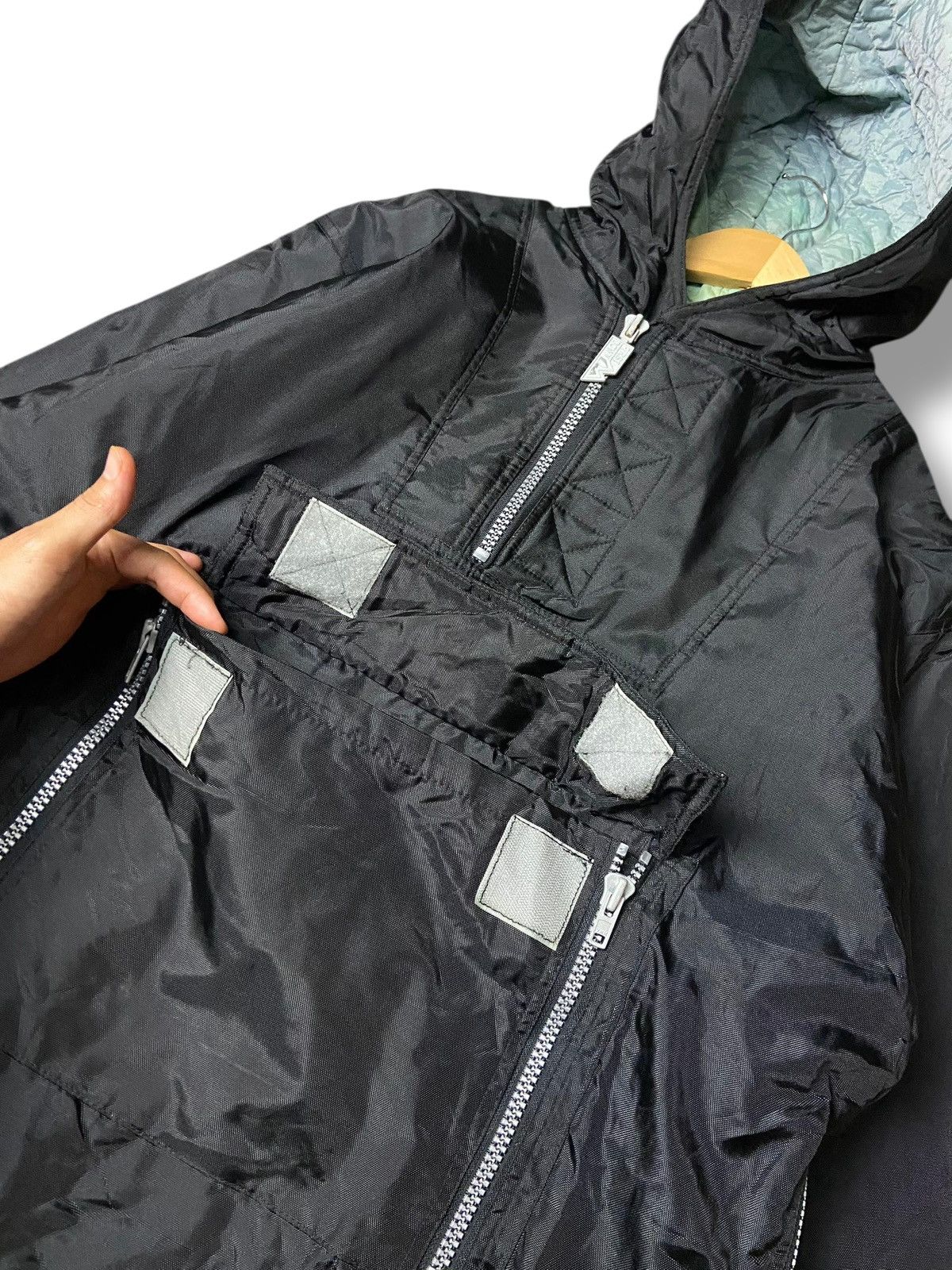Japanese Brand First Down Techno Street Wear Hooded Jacket (149) Size US M / EU 48-50 / 2 - 8 Thumbnail