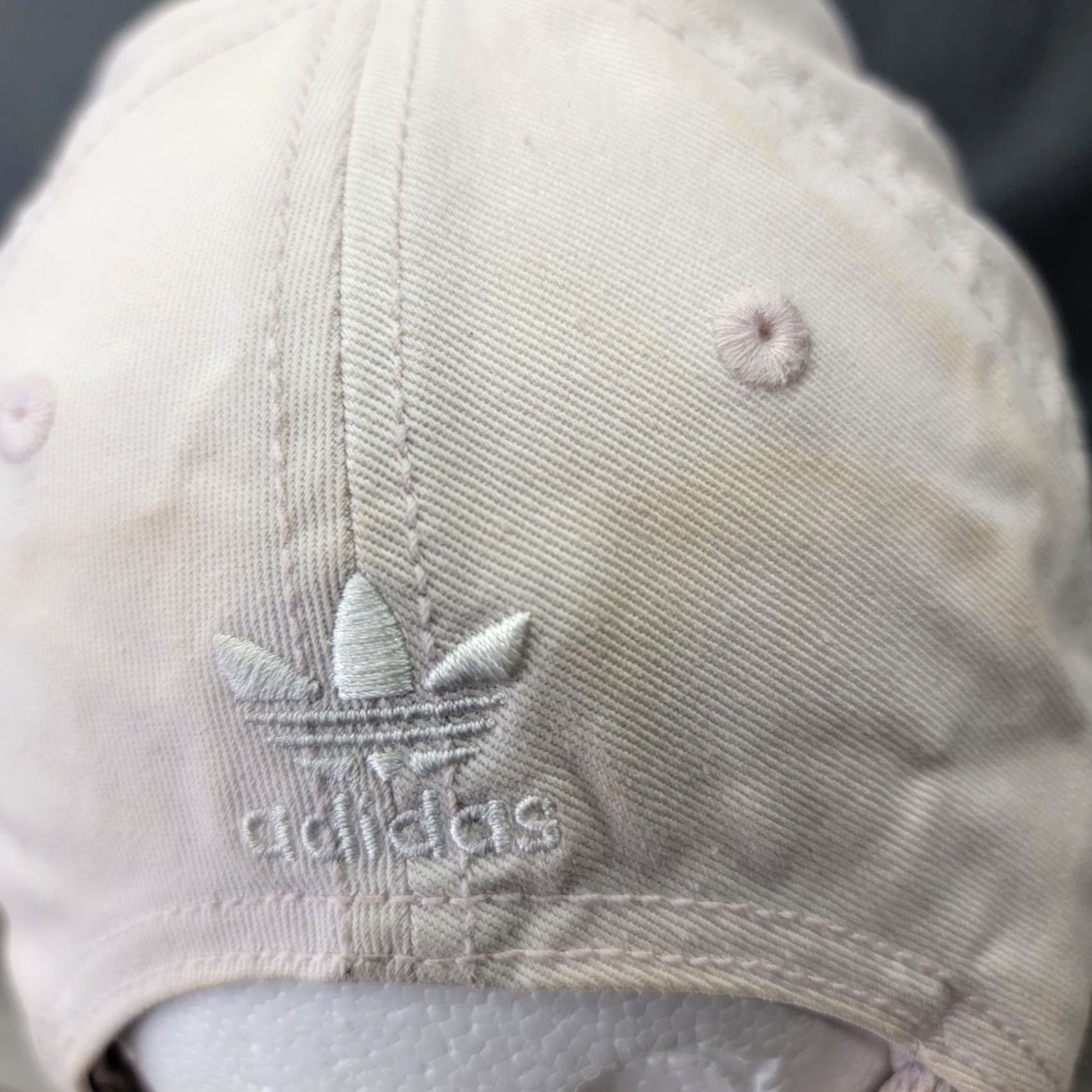 Adidas Adidas Hat Cap Strap Back White Trefoil Embroidered Cotton Mens One Size Classic Size ONE SIZE - 5 Thumbnail