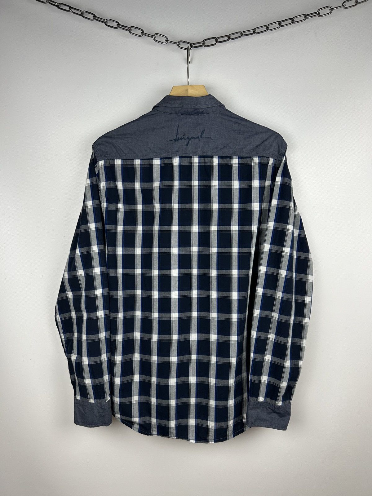 Desigual Desigual Plaid Shirt Buttons Men’s Size M Patchwork Y2K Size US M / EU 48-50 / 2 - 12 Thumbnail