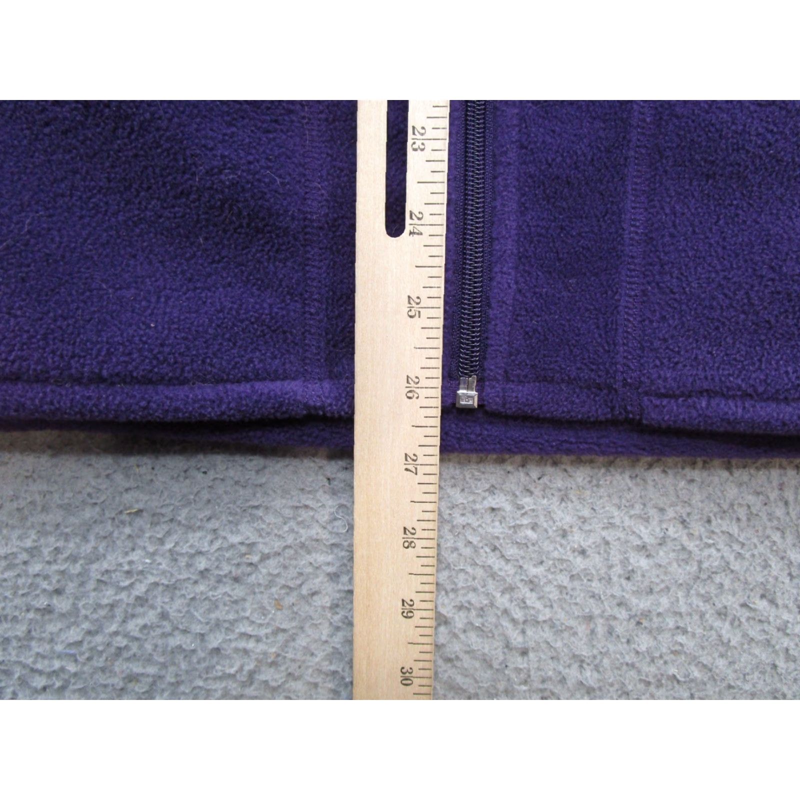 Vintage Woolrich Vest Purple Fleece Full Zip XS? Size XL / US 12-14 / IT 48-50 - 7 Thumbnail