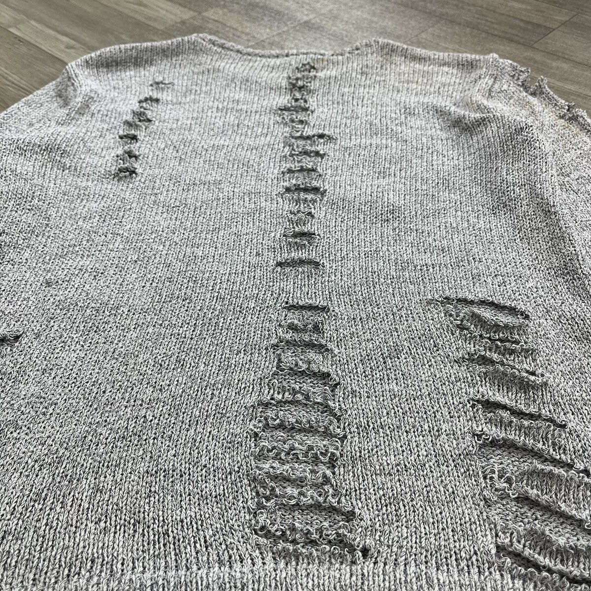 agnes b. Vintage Agnes b. Paris Distressed Knitted Balenciaga Style Size US S / EU 44-46 / 1 - 13 Thumbnail