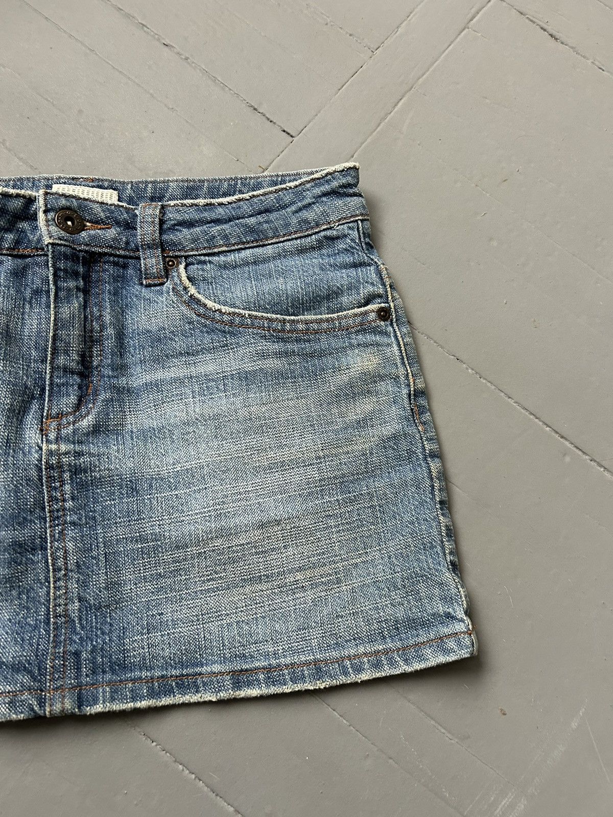 Miss Sixty × Vintage Miss Sixty denim skirt super mini Size 28" / US 6 / IT 42 - 3 Thumbnail