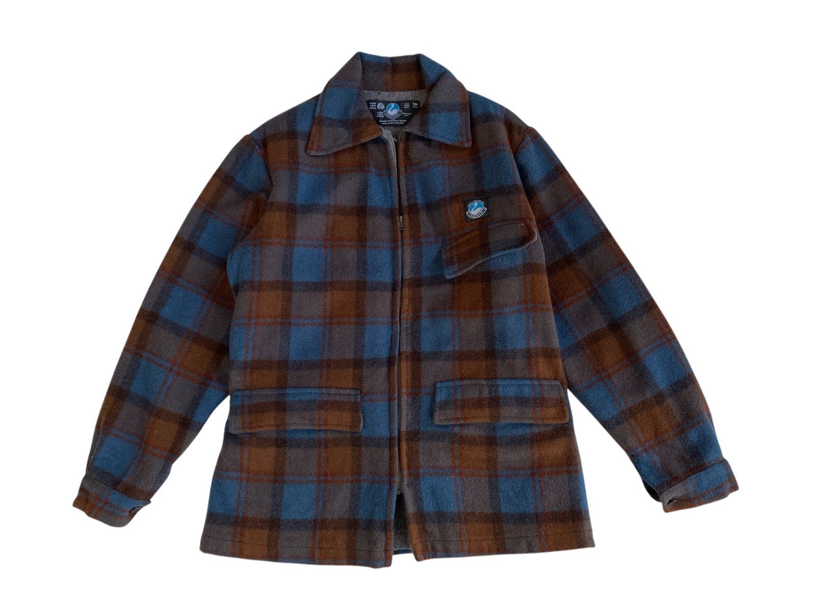 Vintage Vtg Swanndri Wool Laine Plaid Jacket Size US M / EU 48-50 / 2 - 1 Thumbnail