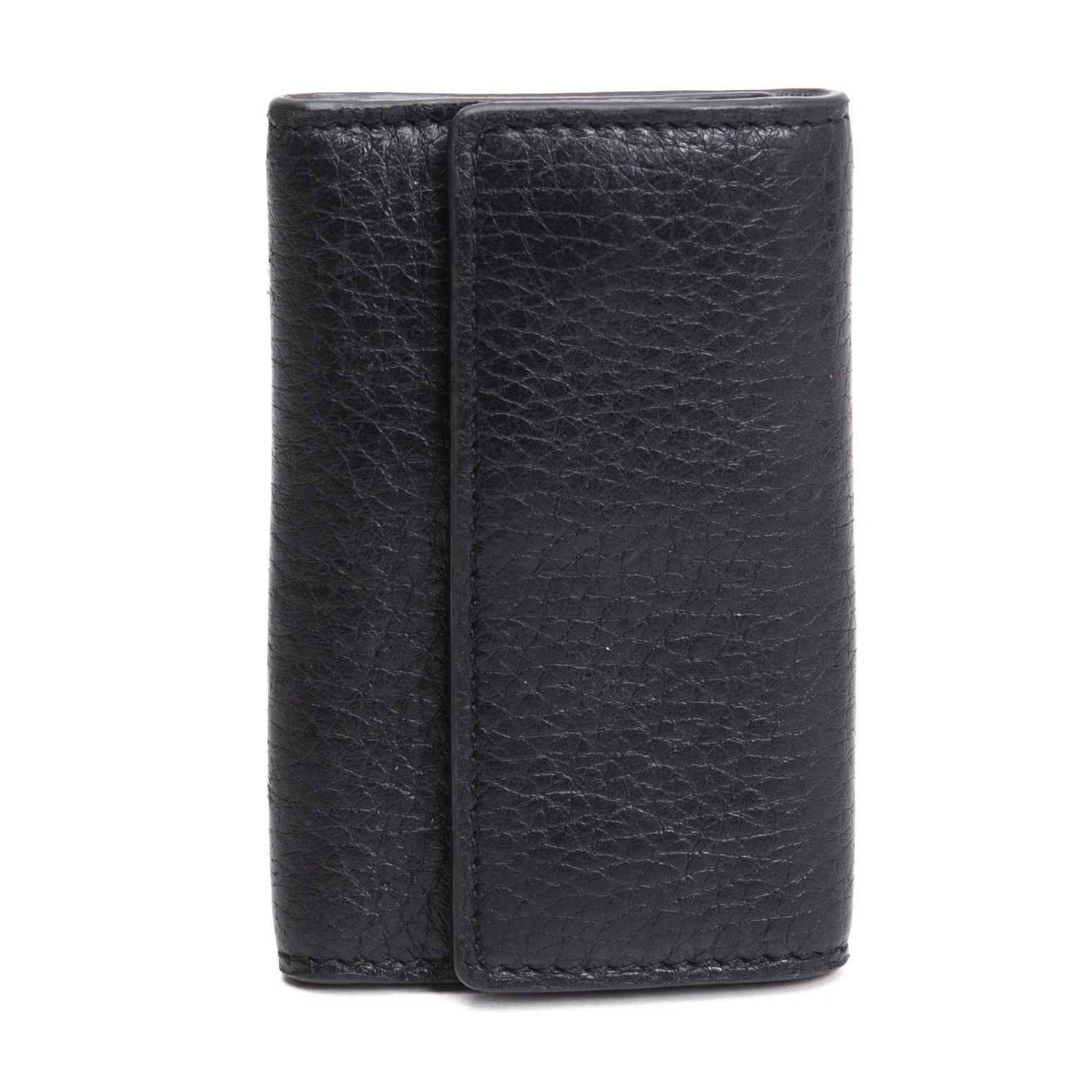 Maison Margiela Leather Key Case in Black Size ONE SIZE - 2 Thumbnail