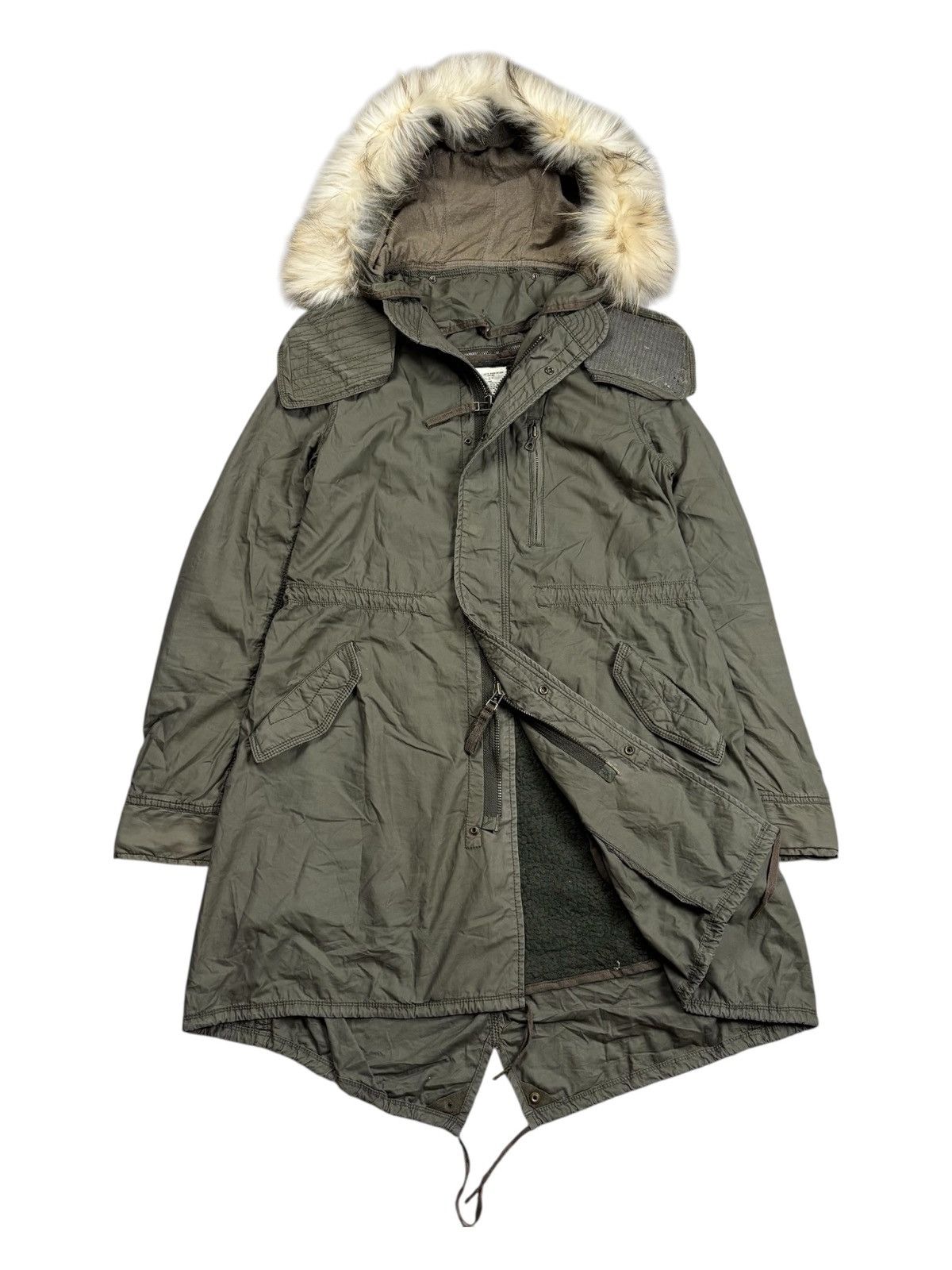 GOA 2000s GOA - Fur Hoodie Apocalypse Style Jacket Size US M / EU 48-50 / 2 - 1 Thumbnail