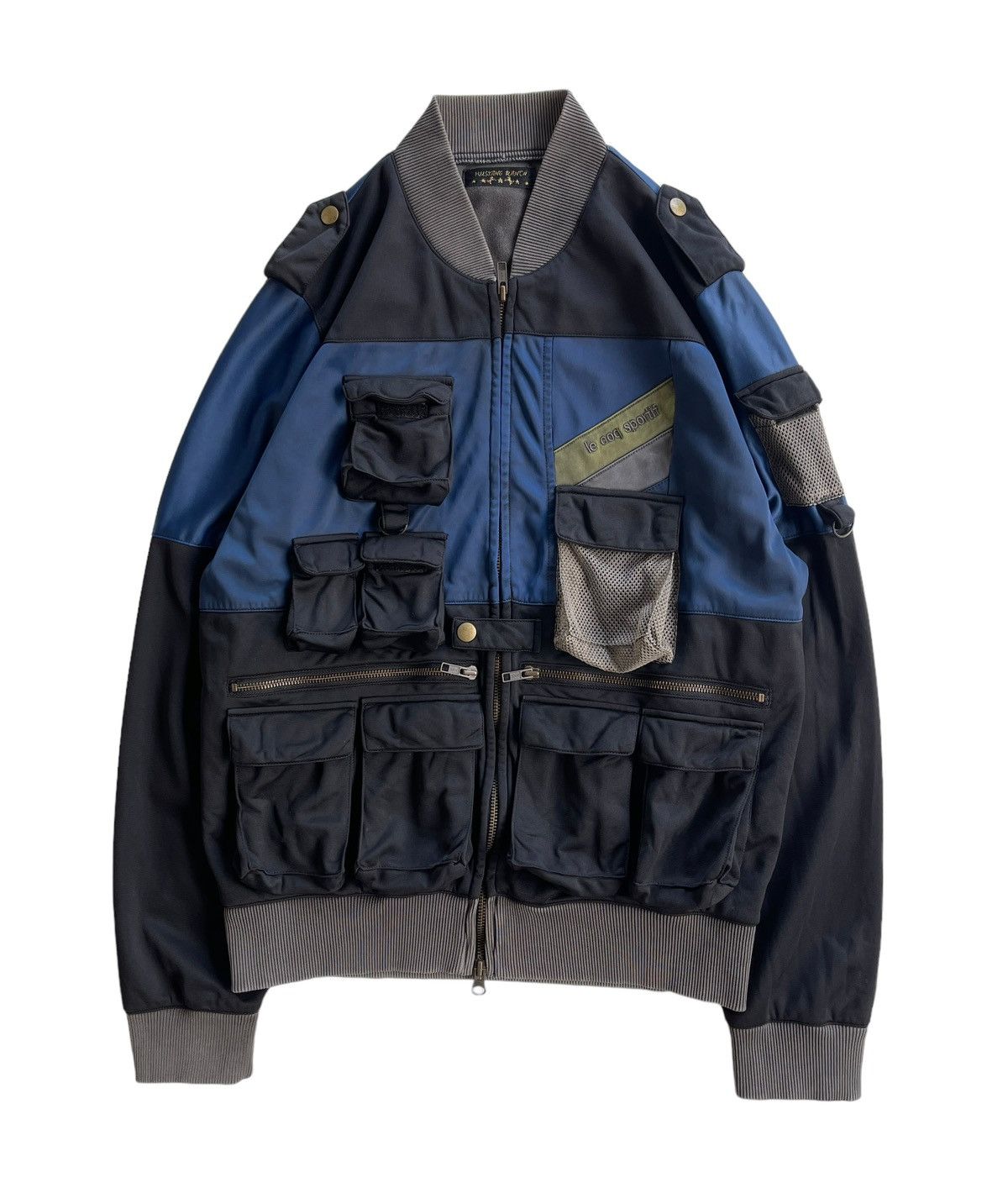 Japanese Brand Mustang Ranch Avantgarde Multi-Pocket Cargo Jacket Size US S / EU 44-46 / 1 - 1 Thumbnail