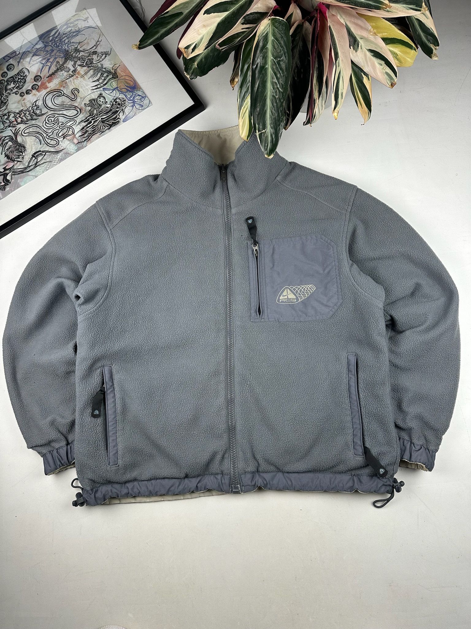 Nike ACG Early Y2K Nike ACG Storm Clad Reversible Fleece Jacket Size US S / EU 44-46 / 1 - 1 Thumbnail