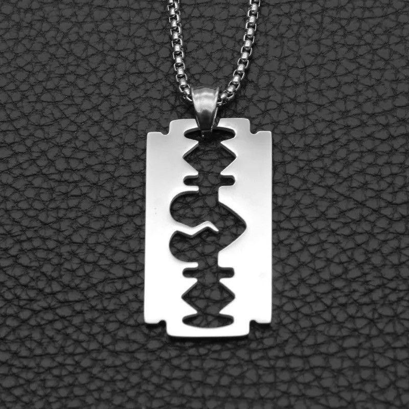 Jewelry Blade Pendant Simple Personality Pendant Necklaces Size ONE SIZE - 1 Thumbnail