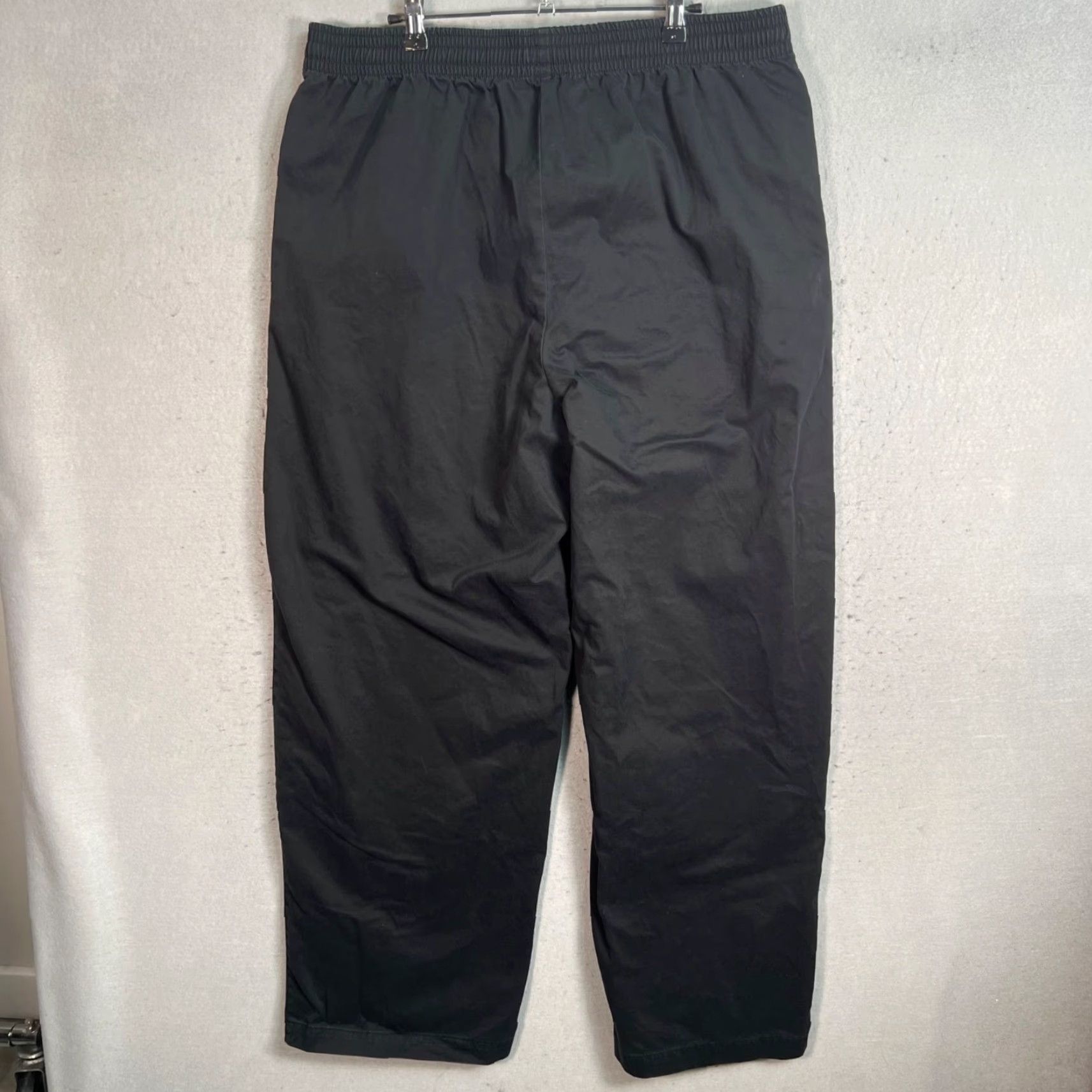 Vintage The Group Babaton Womens XL Black Cotton Drawstring Wide Leg Chino Pants Size 40" / US 18 - 2 Thumbnail