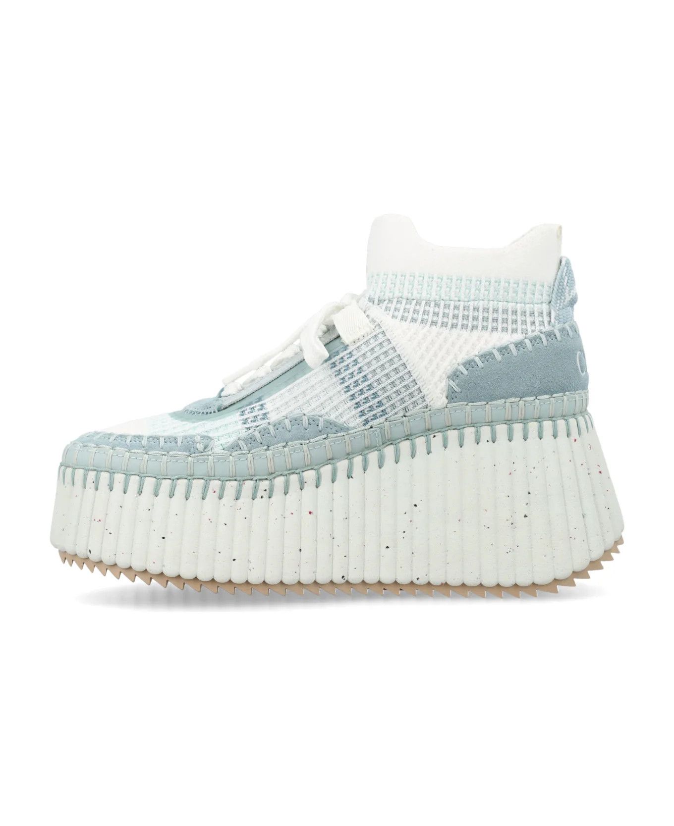 Chloe o1loc1c0425 Nama Wedge Sneakers in Multicolor Size US 11 / IT 41 - 3 Thumbnail
