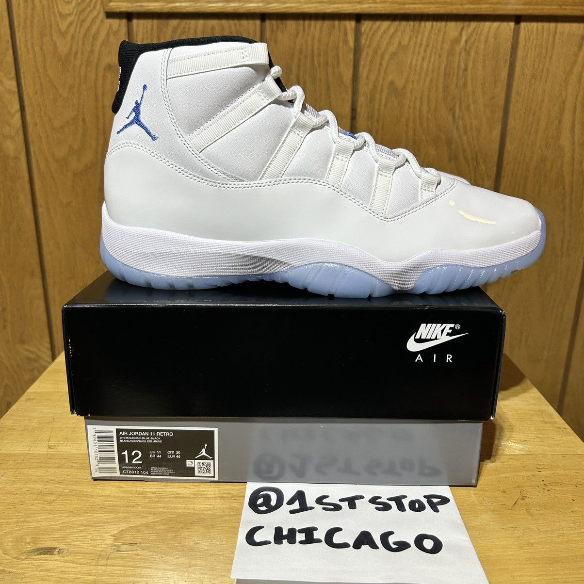 Designer × Jordan Brand × Nike Air Jordan 11 Retro Legend Blue 2024 Mens Size 12 NEW Size US 12 / EU 45 - 1 Thumbnail