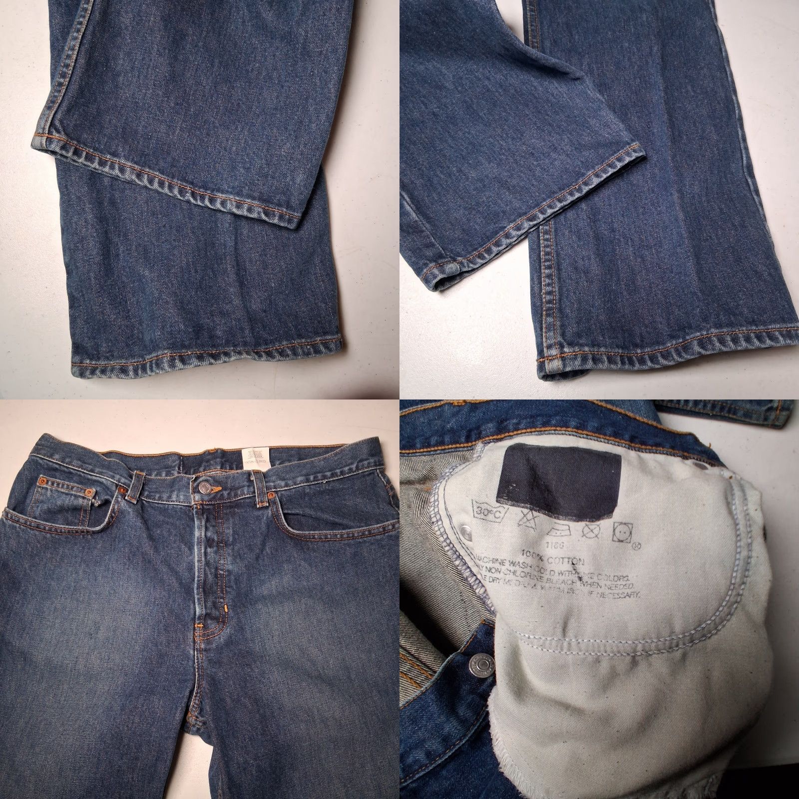 Gap VINTAGE Gap Jeans Women 14 Bootcut Ankle Button Fly Blue Denim Y2K 34" Waist 28" Inseam Womens Size 36" / US 14 / IT 50 - 8 Thumbnail