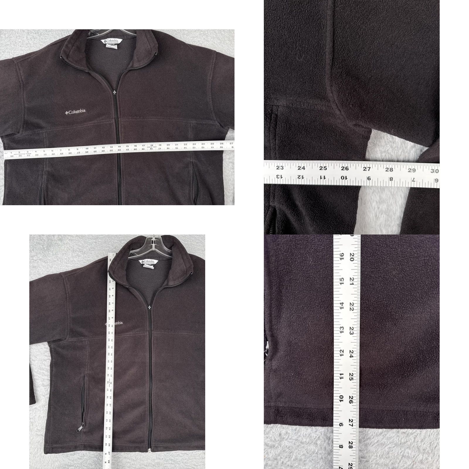 Vintage Columbia Jacket Mens 2XL Black Fleece Full Zip Stand Collar Outdoor Hiking Size US XXL / EU 58 / 5 - 8 Thumbnail