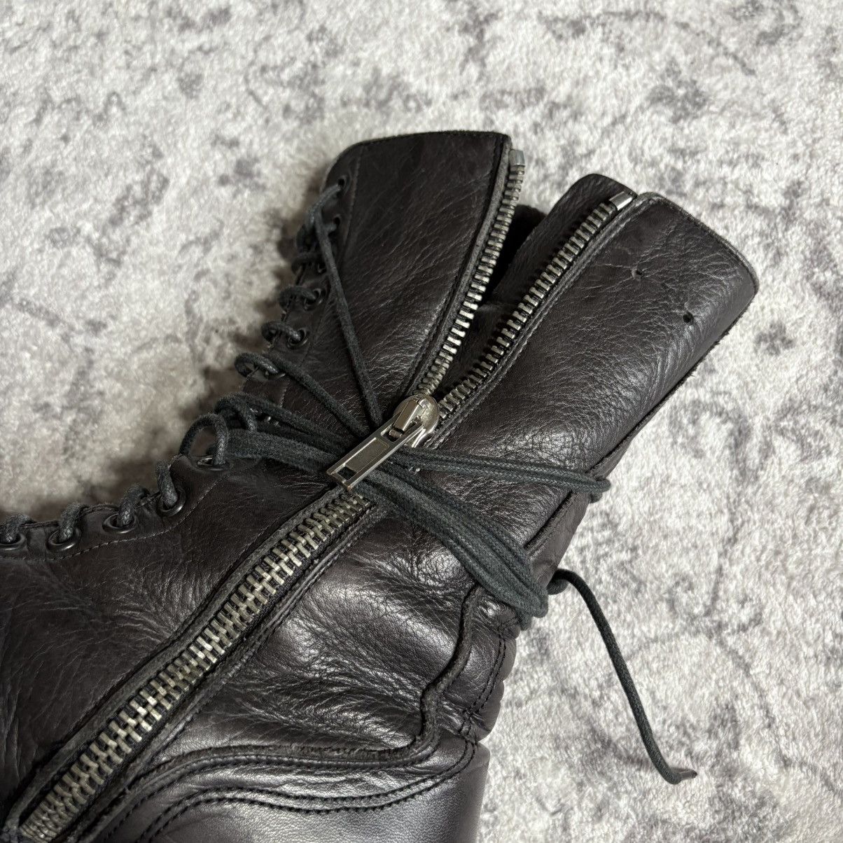 Rick Owens Rick Owens 2000s Crepe Sole Combat Boots | Size 40 Size US 8.5 / EU 41-42 - 7 Thumbnail