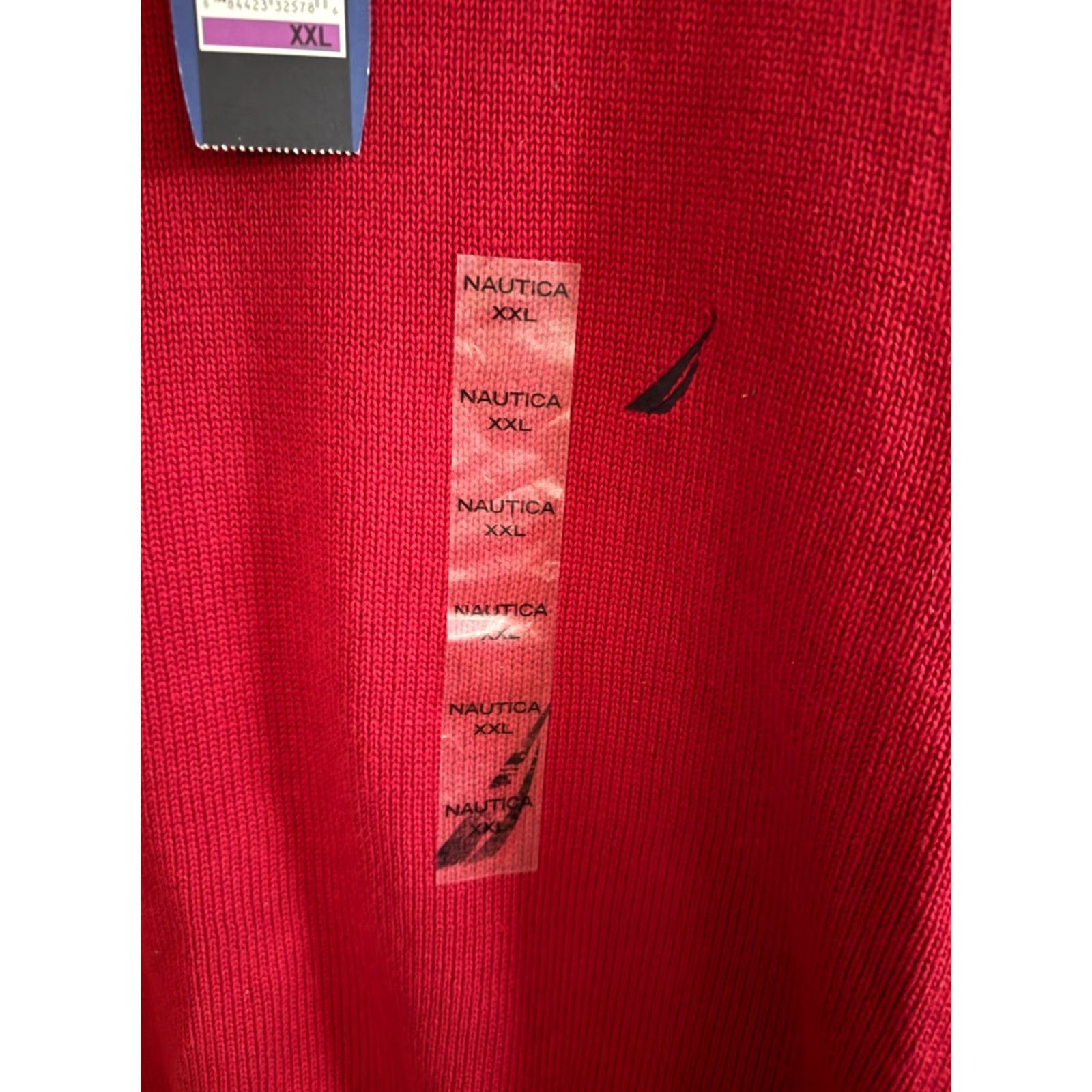 Nautica Nautica Sweater Knit Winter Red Size XXL Crew Neck Long Sleeve Pullover Logo All Seasons Men Size US XXL / EU 58 / 5 - 2 Thumbnail