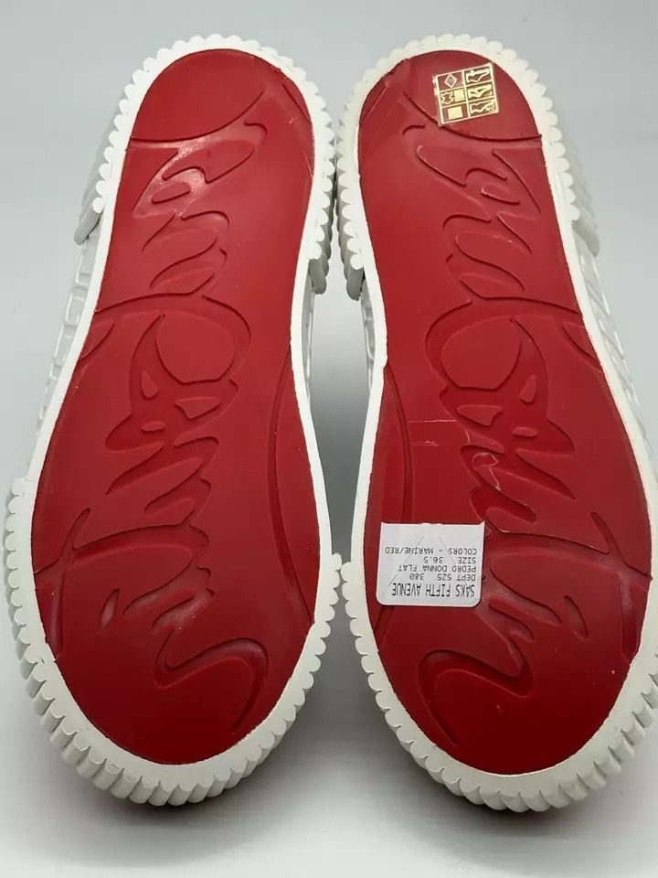 Christian Louboutin o1bcso1str1024 Sneaker in Black & White Size US 11 / EU 44 - 6 Thumbnail