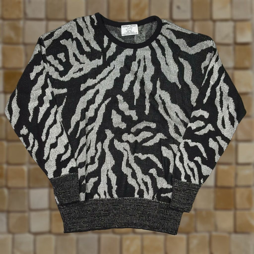 Vintage VINTAGE College Point Sweater Shirt? Size M / US 6-8 / IT 42-44 - 1 Thumbnail