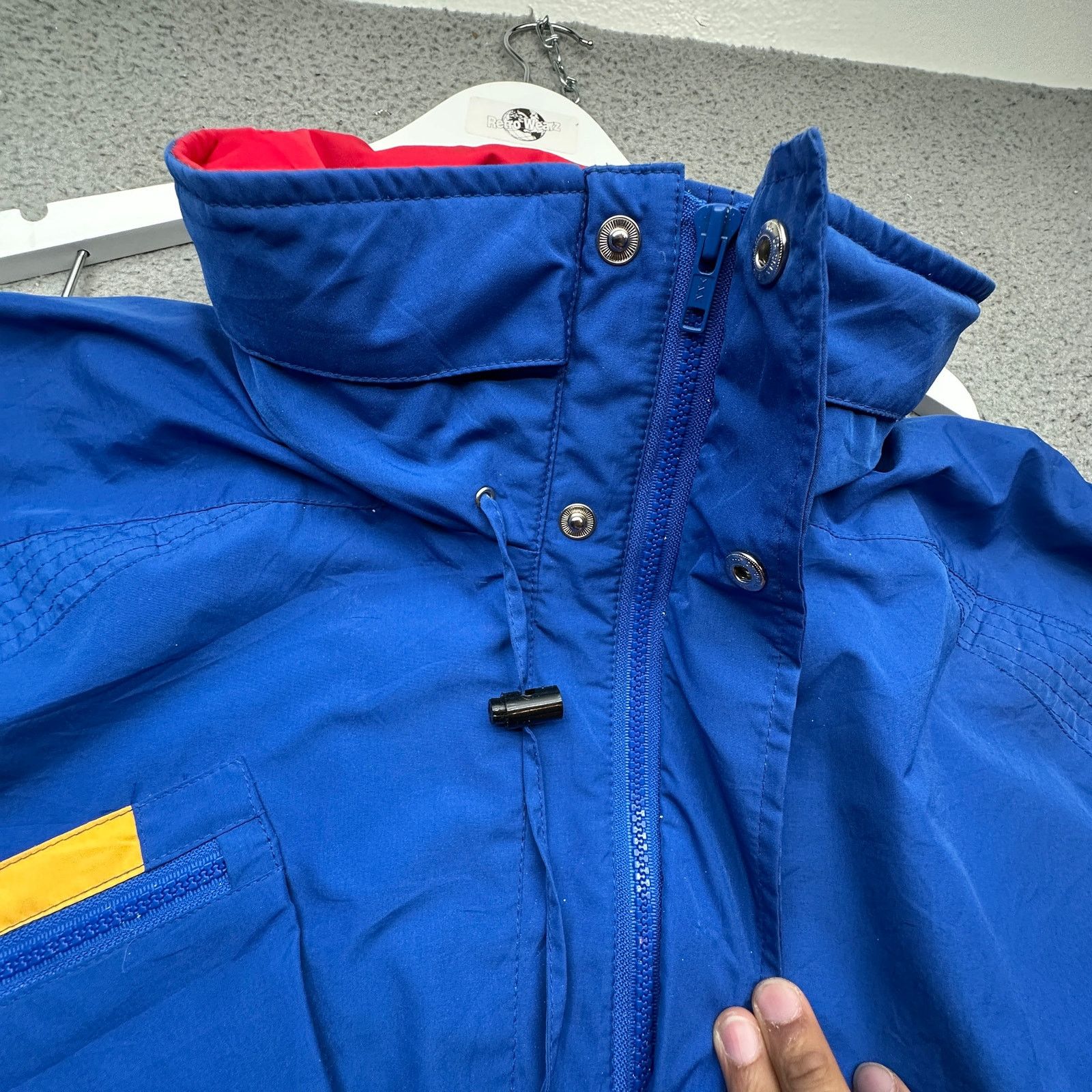 Obermeyer VTG Obermeyer 1/2 Zip Anorak Windbreaker Jacket Men XL Blue Size US XL / EU 56 / 4 - 11 Thumbnail
