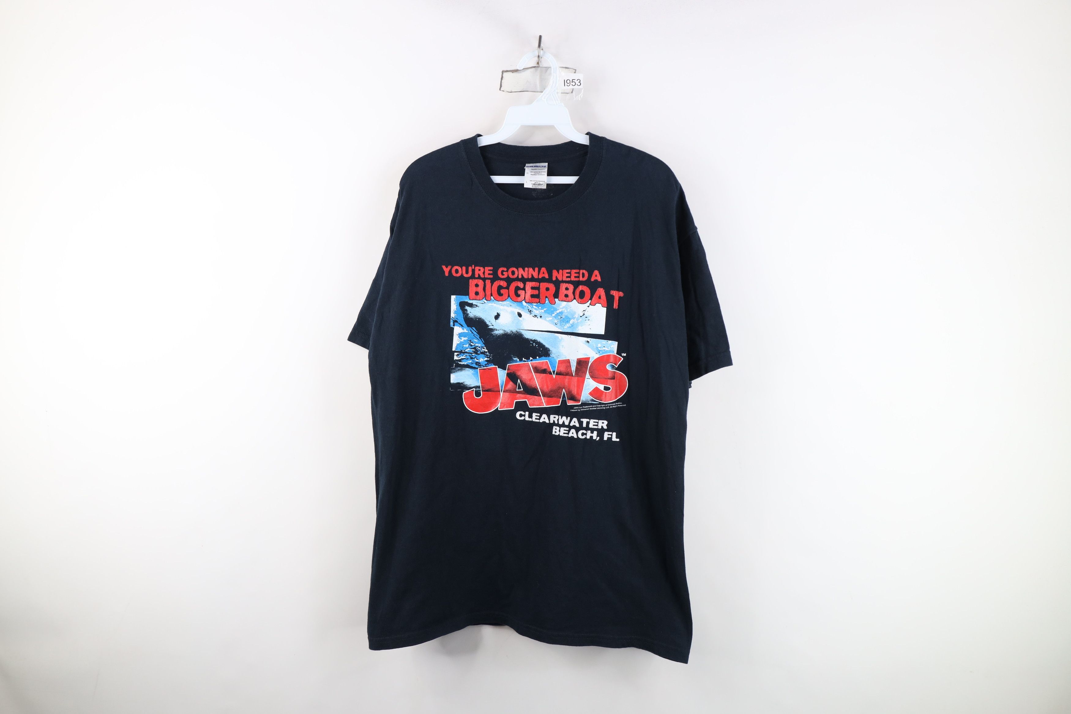 Vintage Vintage Y2K Universal Studios Spell Jaws Clearwater T-Shirt Size US L / EU 52-54 / 3 - 1 Thumbnail