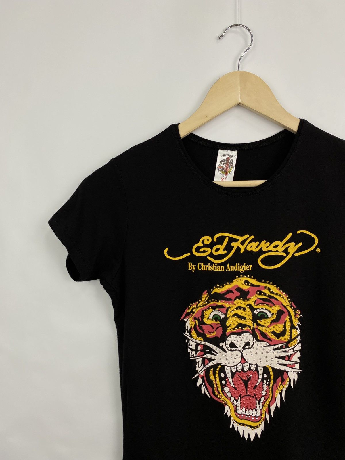 Ed Hardy 🇺🇸 Vintage Ed Hardy Christian Audigier Y2K T-Shirt Rare Retro Size M / US 6-8 / IT 42-44 - 3 Thumbnail