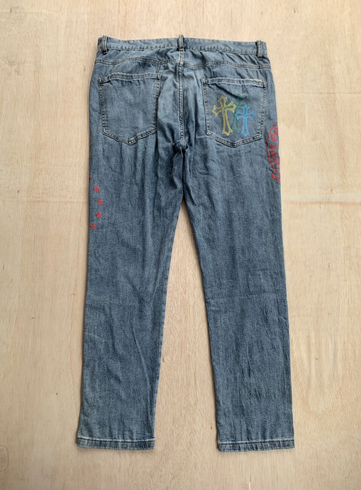 Hysteric Glamour × Japanese Brand Chrome Hearts Style By Hydrogen Design Pants Size US 35 - 4 Thumbnail