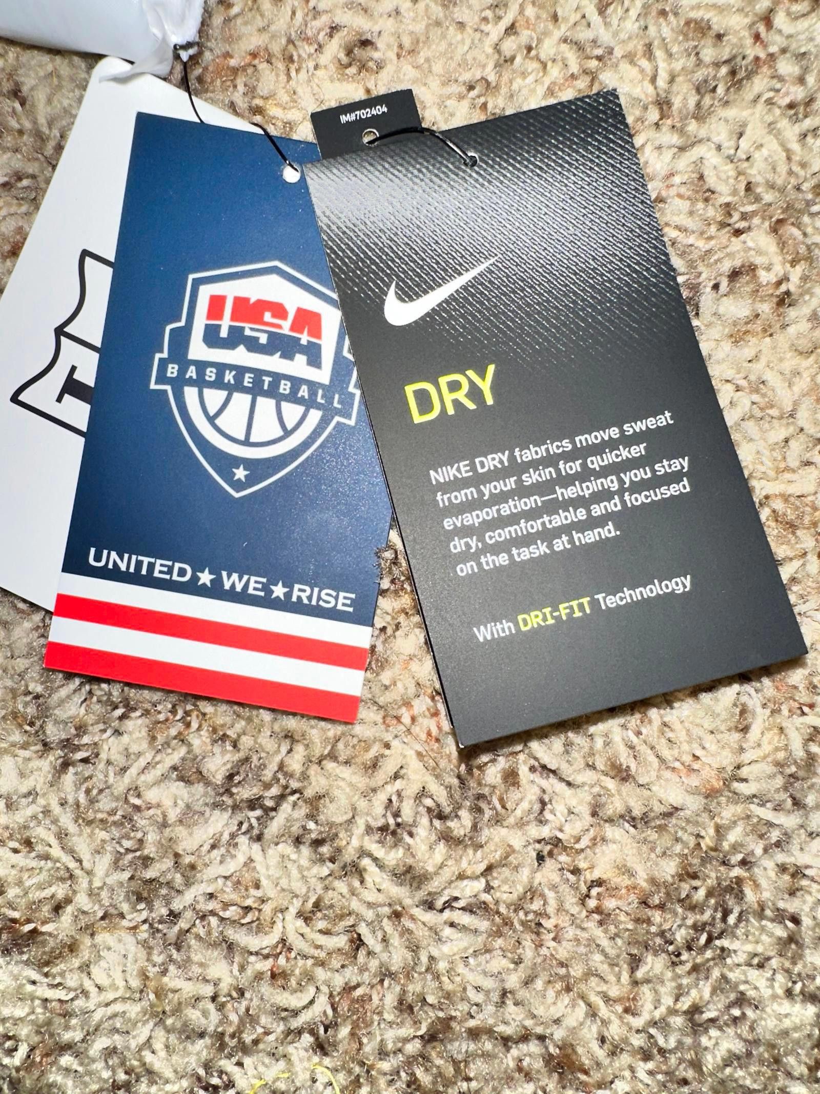 Nike Nike Men's Basketball Team USA Authentic Tokyo Home White Short Sample Size US 44 / EU 60 - 8 Thumbnail
