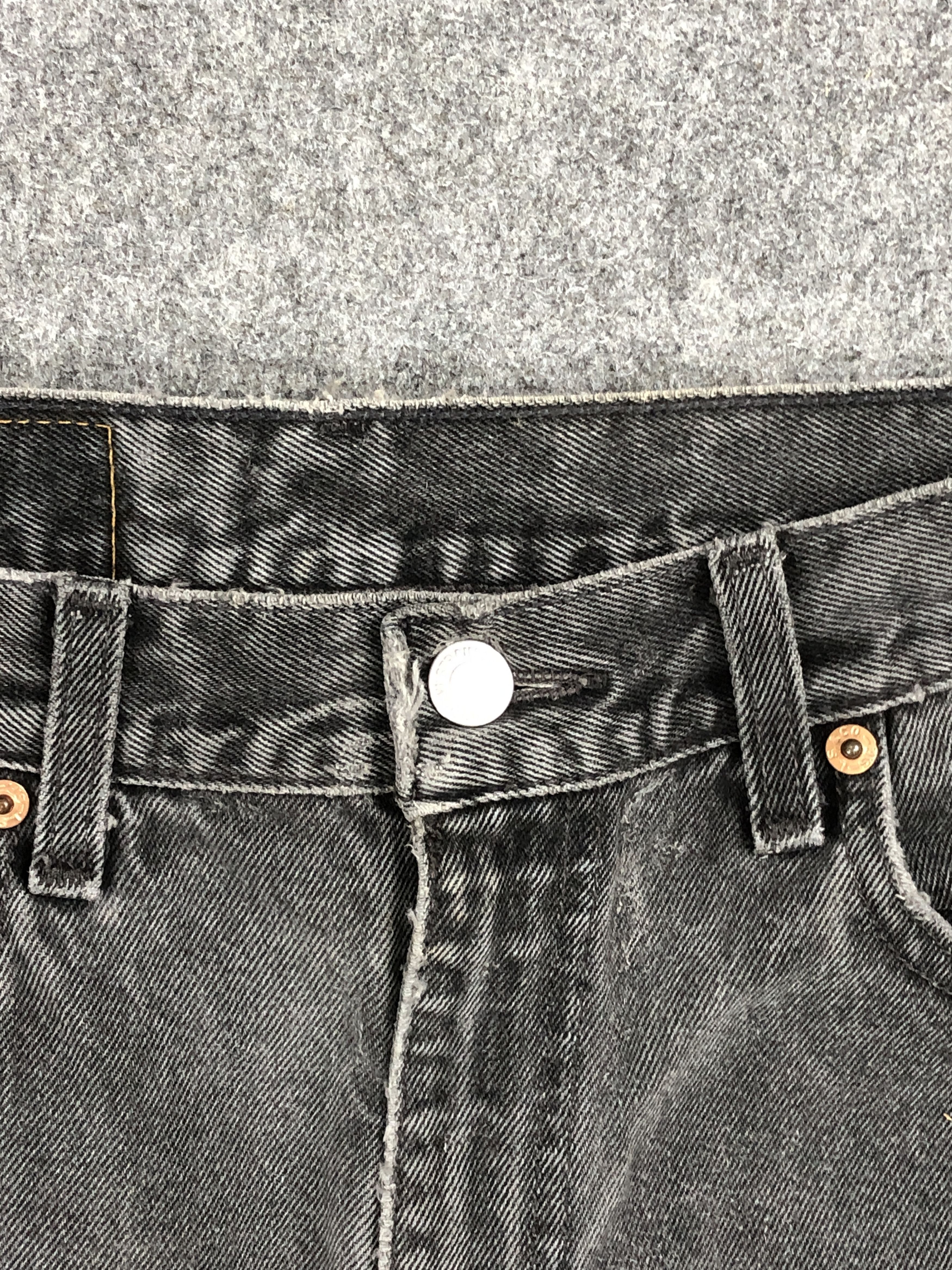 Levi's Vintage 90s Levis 505 Faded Black Jeans DP2264 Size US 38 / EU 54 - 9 Thumbnail