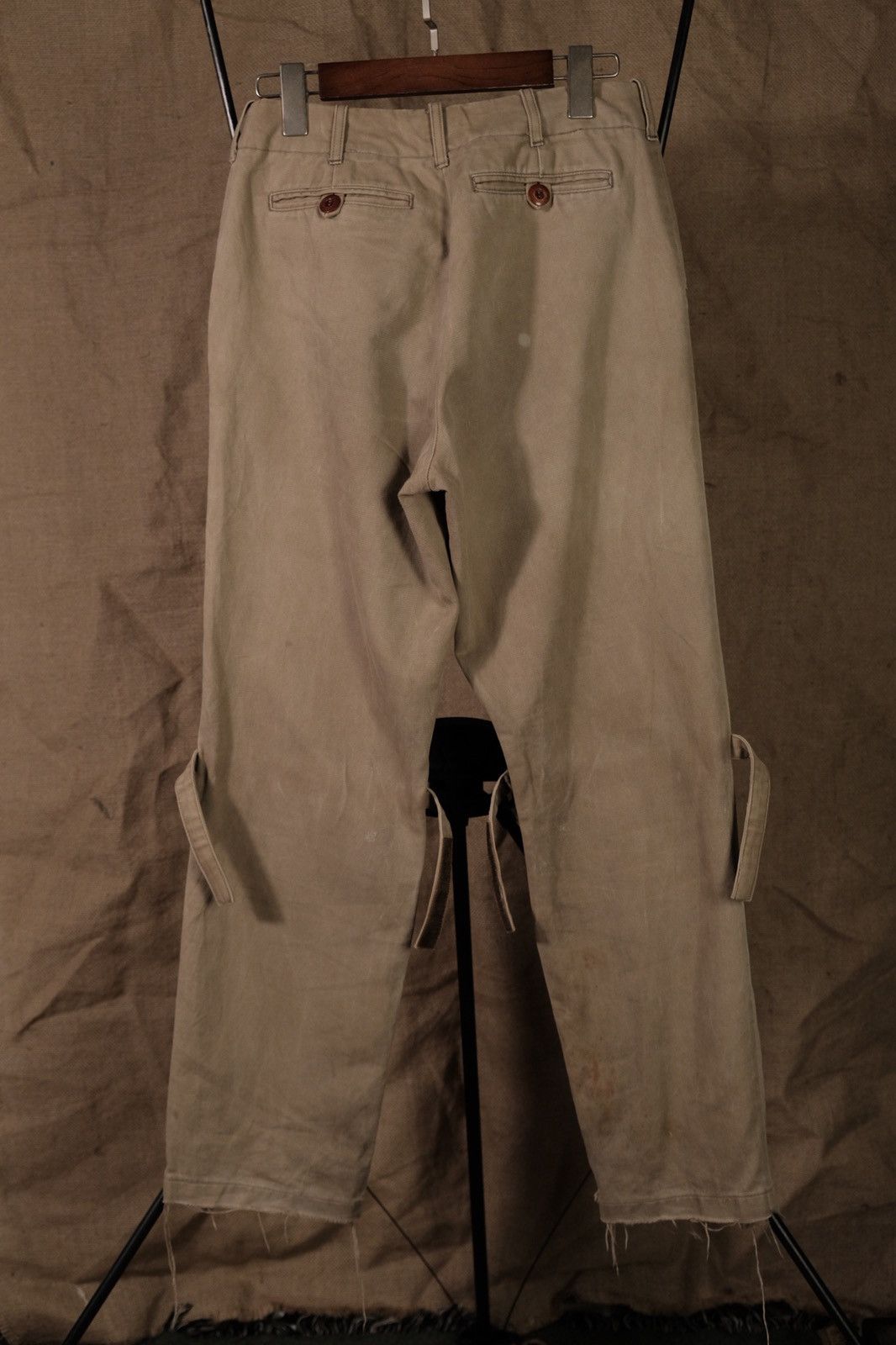 Helmut Lang Helmut lang 1996 trouser with bondage strap Size US 29 - 4 Thumbnail