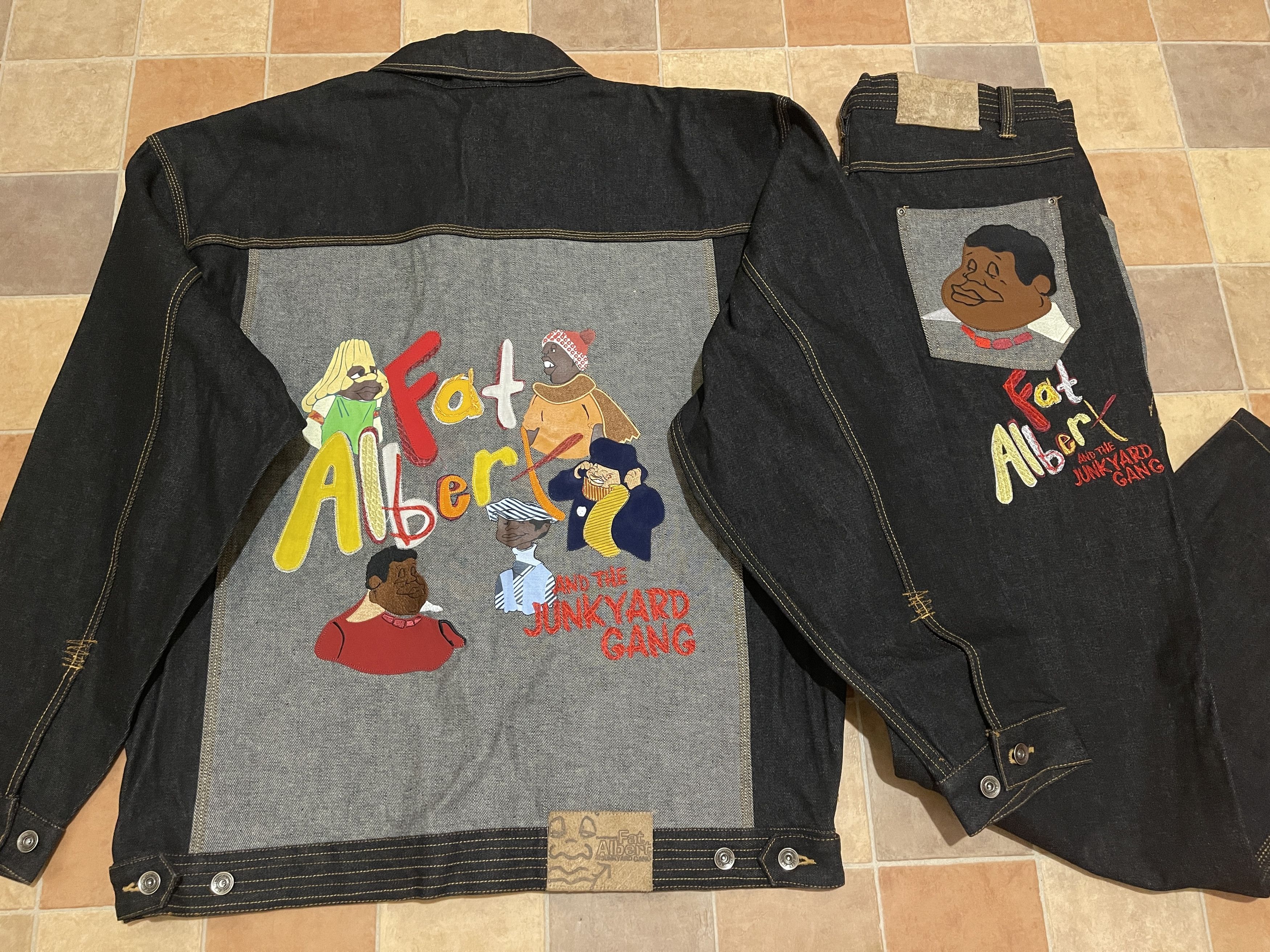 Fubu Platinum FUBU denim suit Fat Albert and Cosby Kids jeans XXL Size US XXL / EU 58 / 5 - 1 Thumbnail