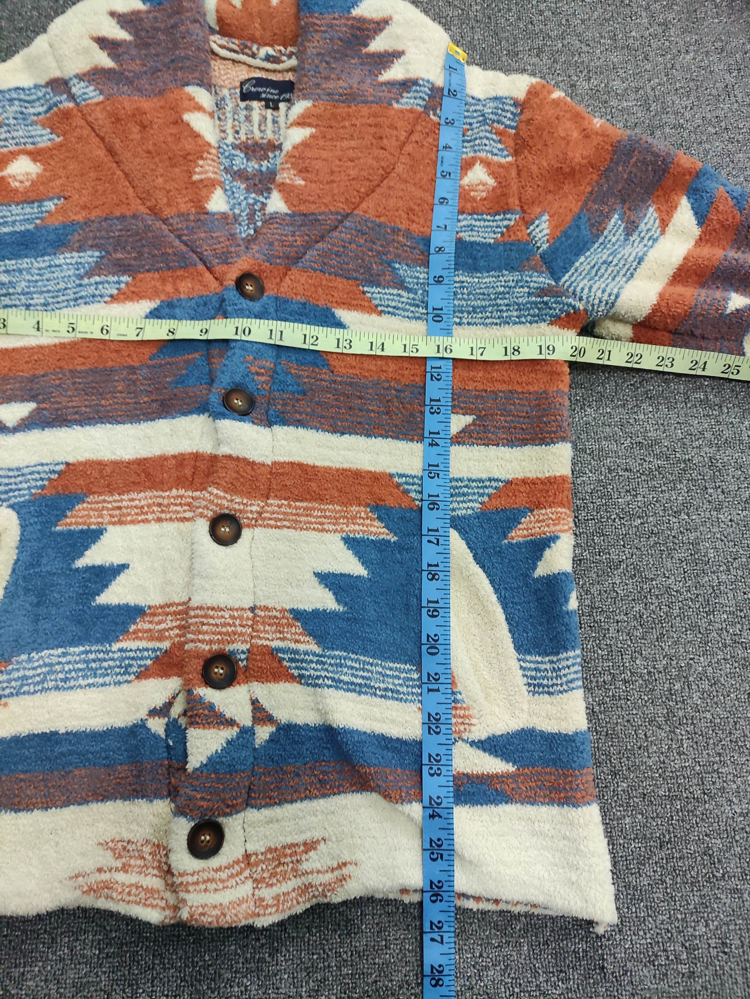 Aran Isles Knitwear Vintage Crevinc Cardigan Knit Sweater Size L / US 10 / IT 46 - 6 Thumbnail