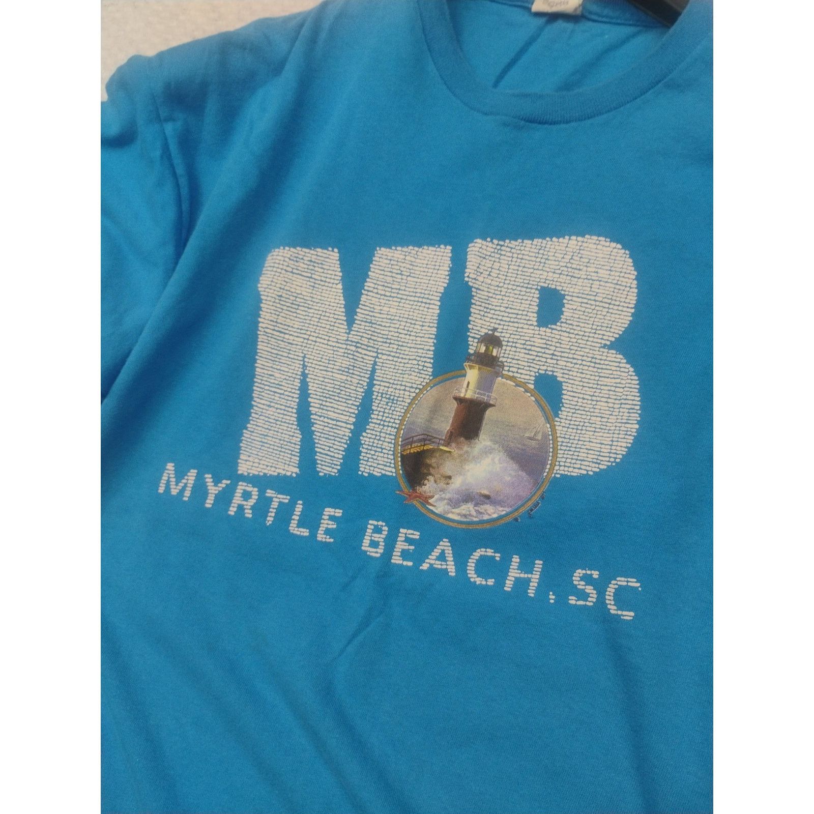 Other Vintage Myrtle Beach SC T Shirt XL Blue Delta Pro Lighthouse Size US XL / EU 56 / 4 - 3 Thumbnail