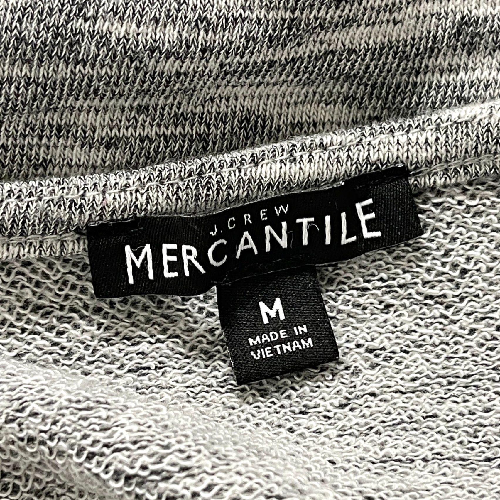 J.Crew J. Crew Mercantile Tunic Top Womens Size M Gray Cotton Blend Pullover Long Sleeve Casual Round Neck Solid Preppy Classic Size M / US 6-8 / IT 42-44 - 5 Thumbnail
