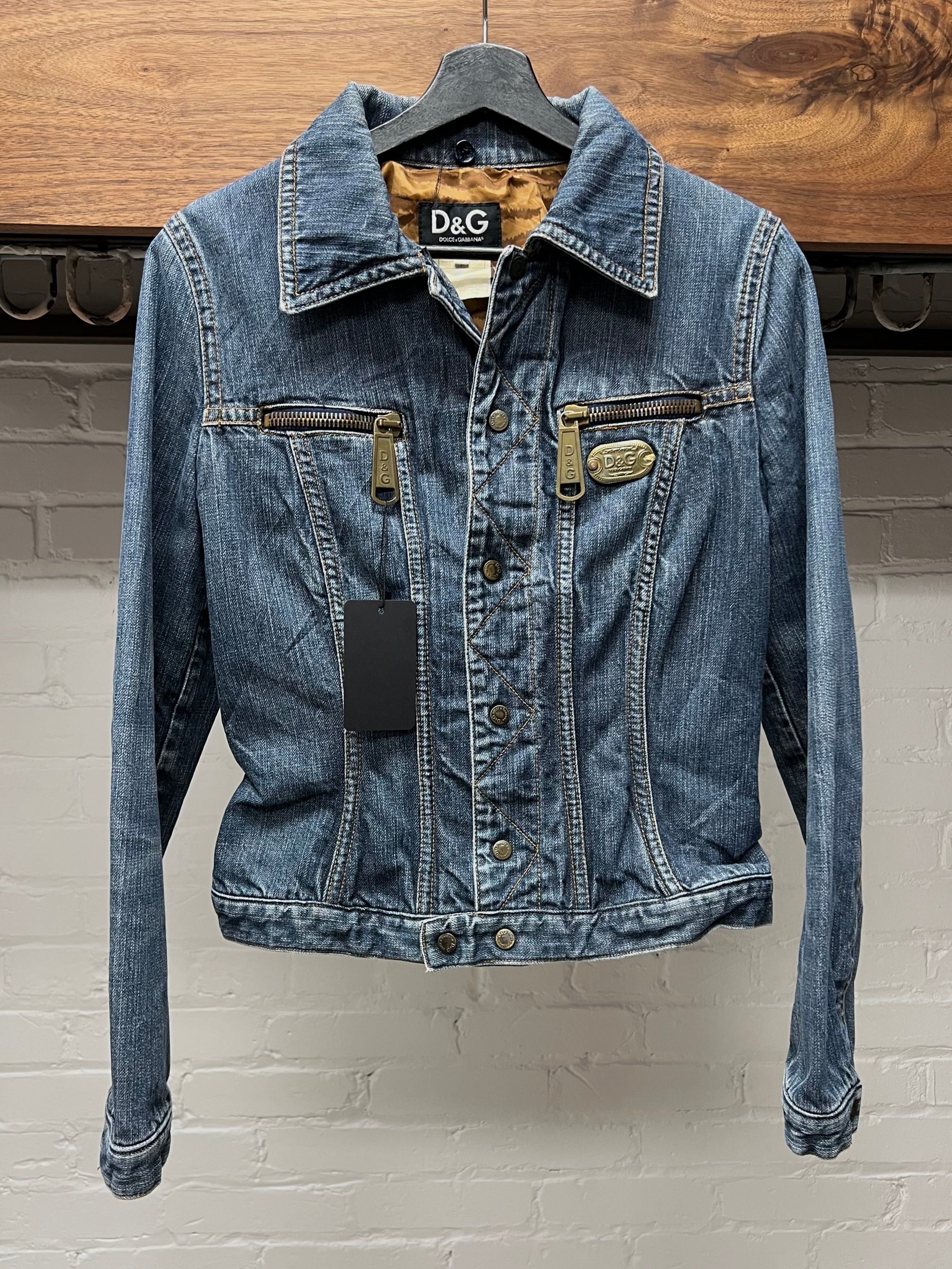 Dolce & Gabbana Dolce Inside out jacket reversible small denim